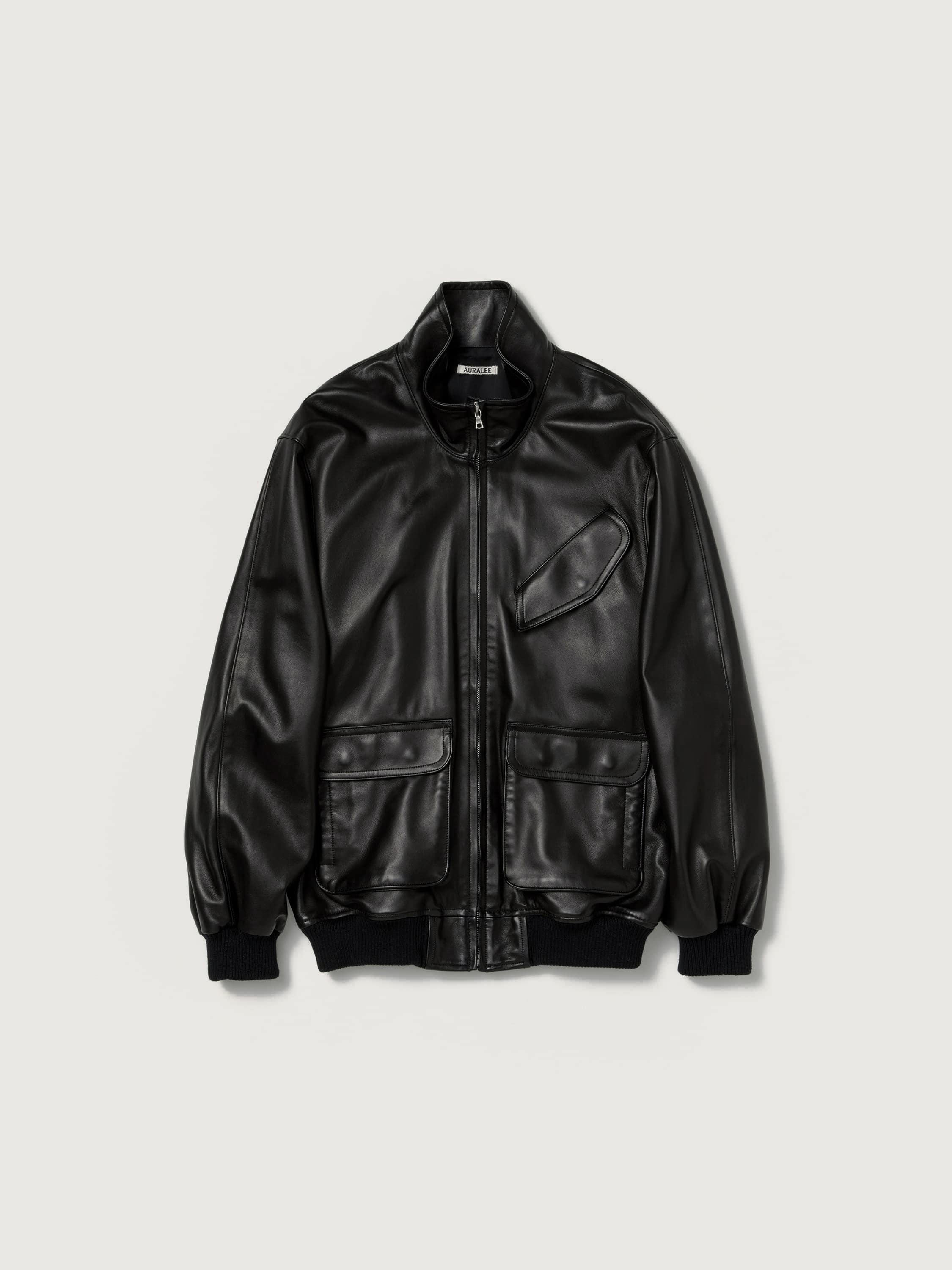 LAMB LEATHER ZIP BLOUSON 詳細画像 BLACK 6