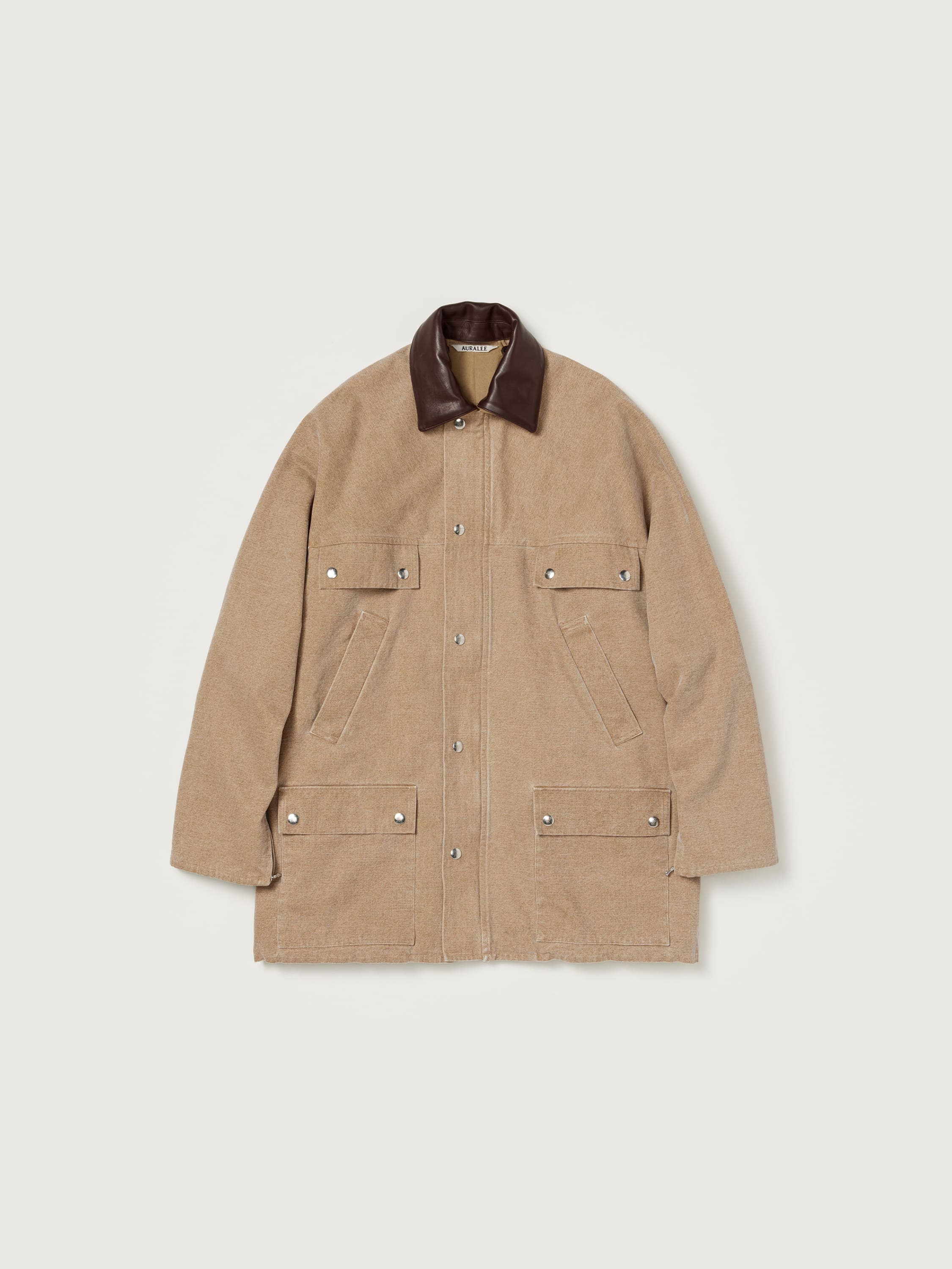 WASHED ORGANIC CANVAS  HUNTING BLOUSON 詳細画像 LIGHT BROWN 1