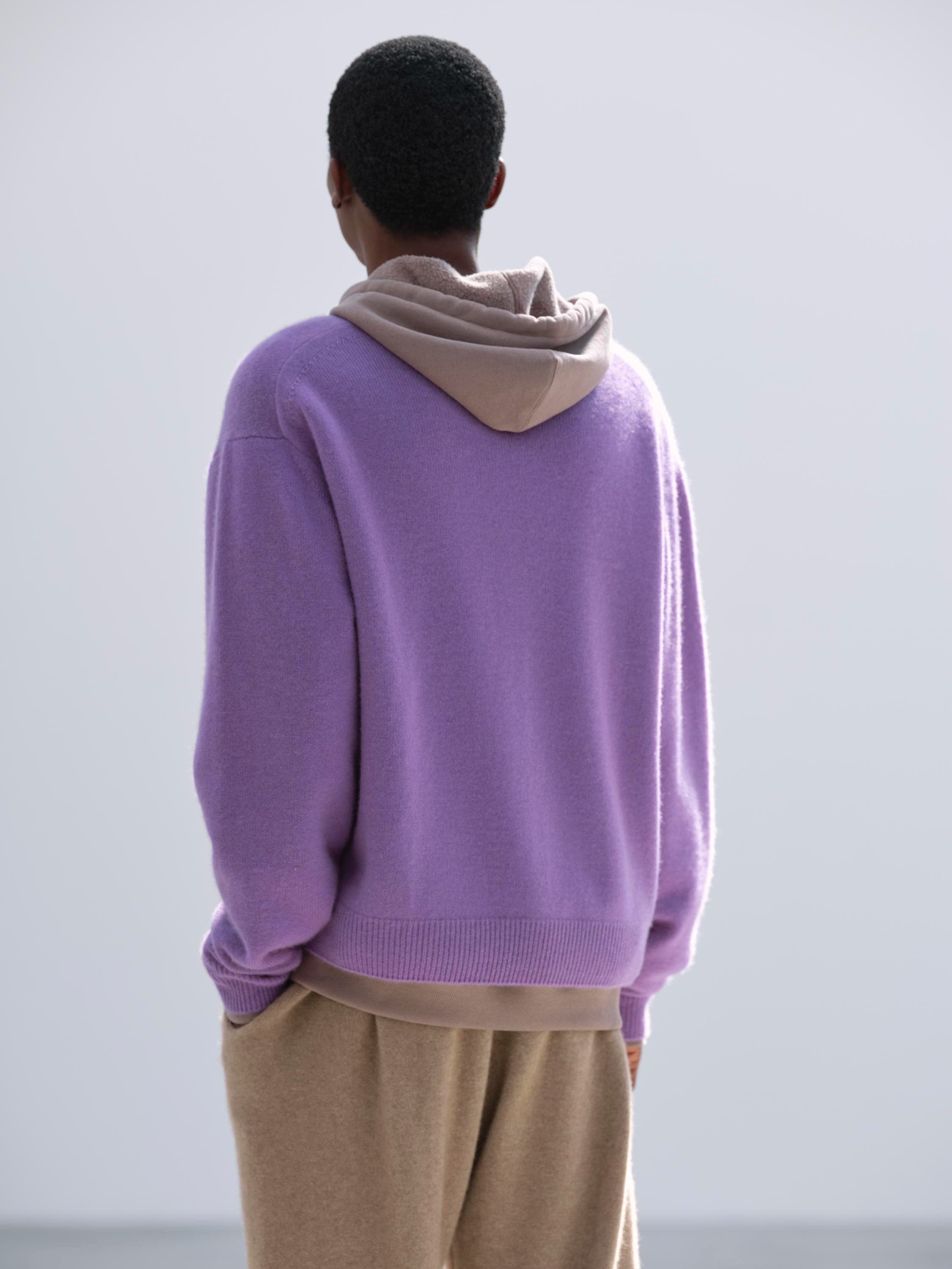 BABY CASHMERE KNIT CARDIGAN 詳細画像 PURPLE 4