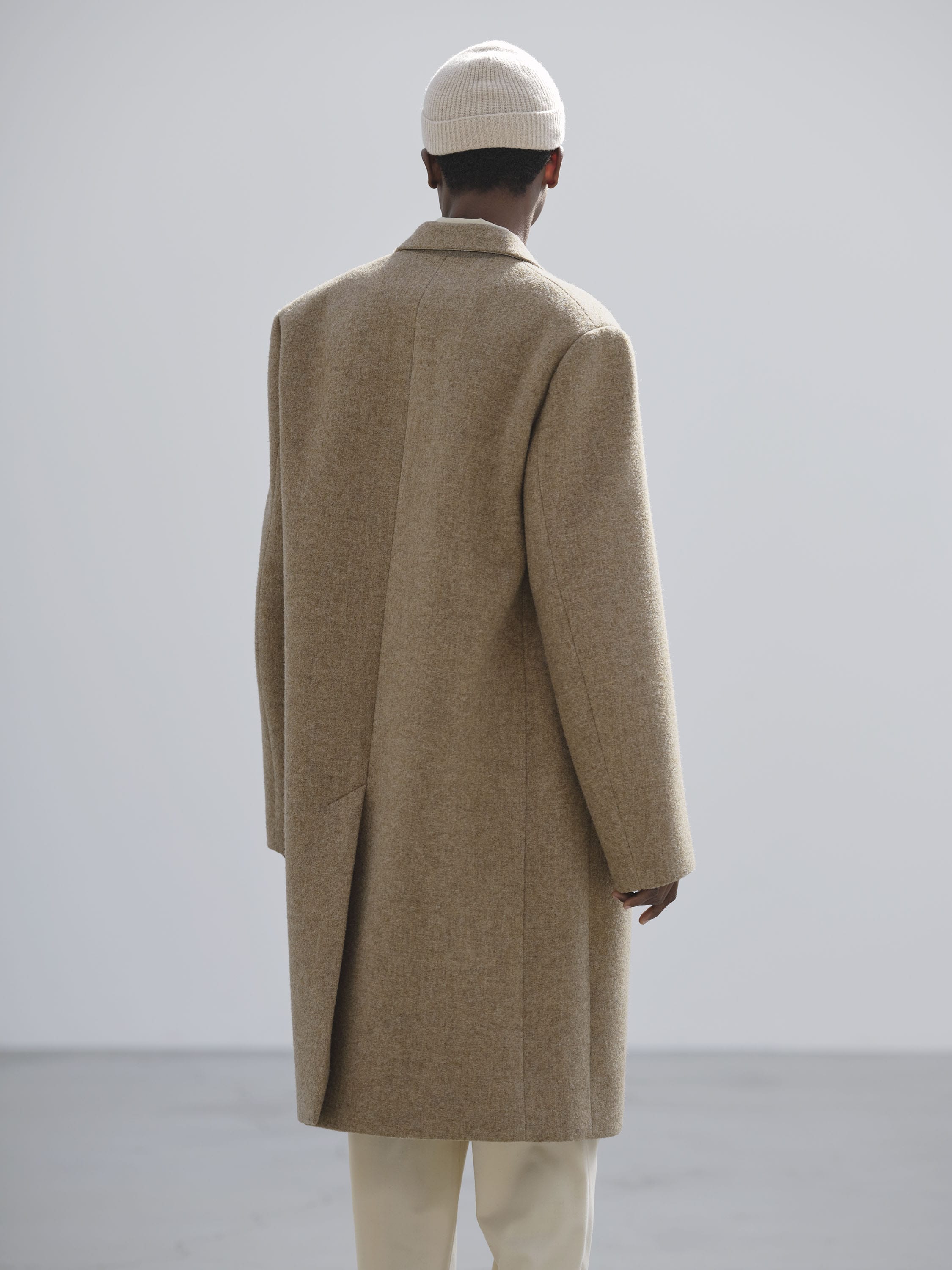 SPONGE WOOL MELTON CHESTERFIELD COAT 詳細画像 TOP BROWN 5