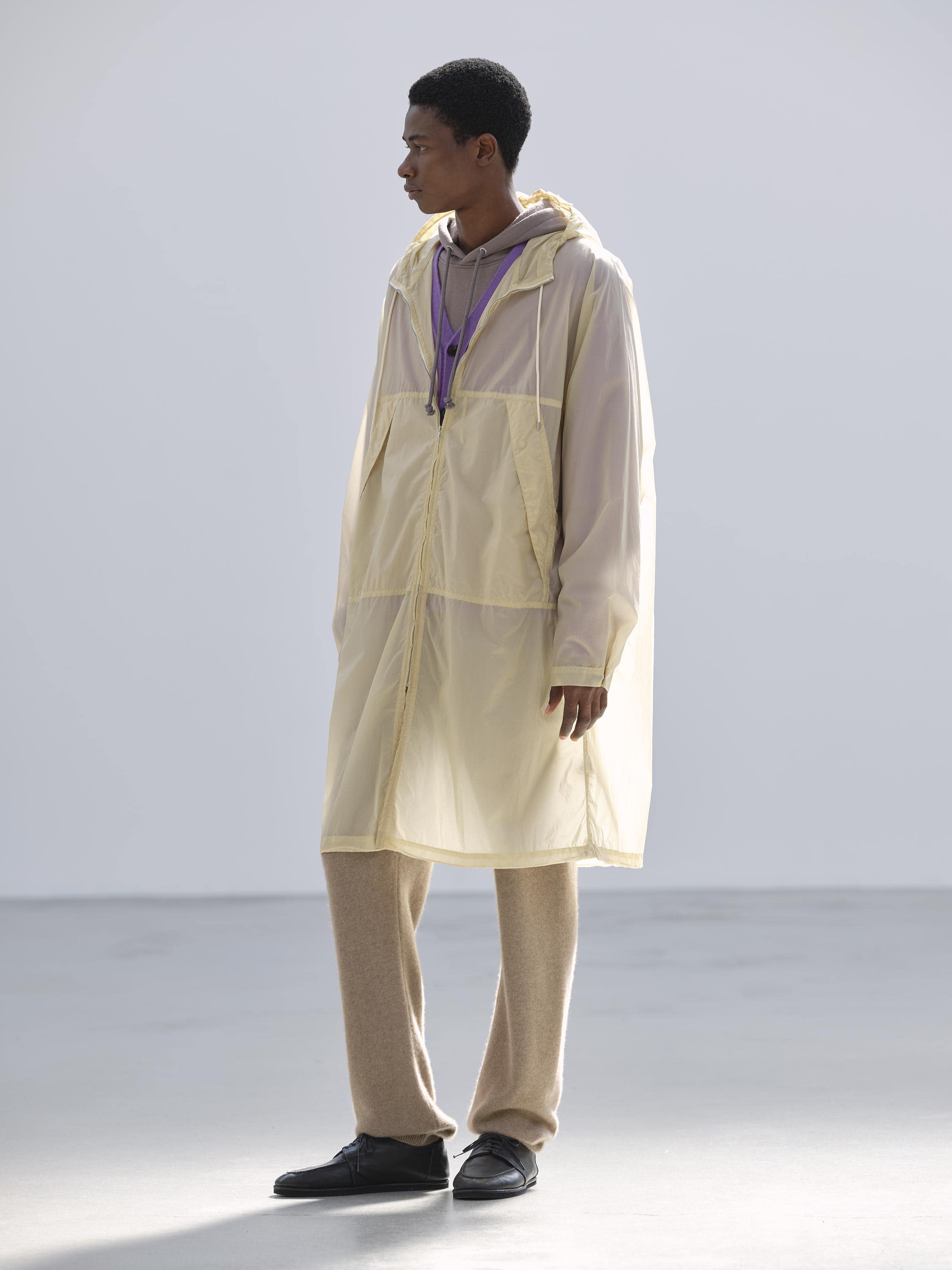 WASHED SUPER LIGHT AIRY NYLON COAT 詳細画像 IVORY BEIGE 3