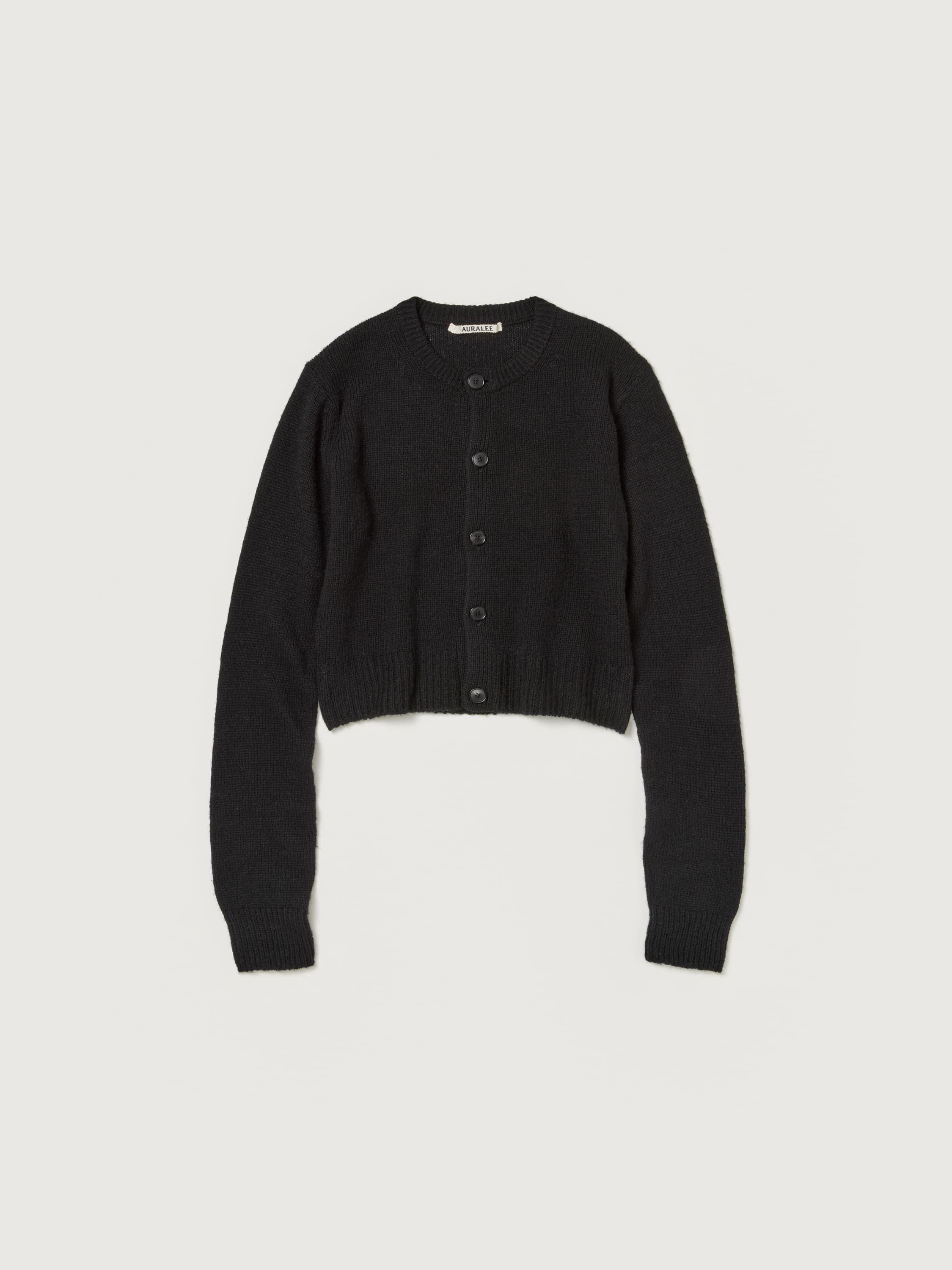 WOOL CASHMERE SILK KNIT CARDIGAN 詳細画像 BLACK 5