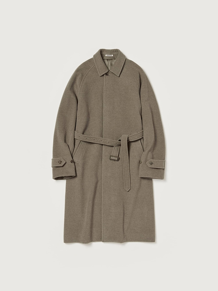 SUPER FINE WOOL MOSSER SOUTIEN COLLAR COAT