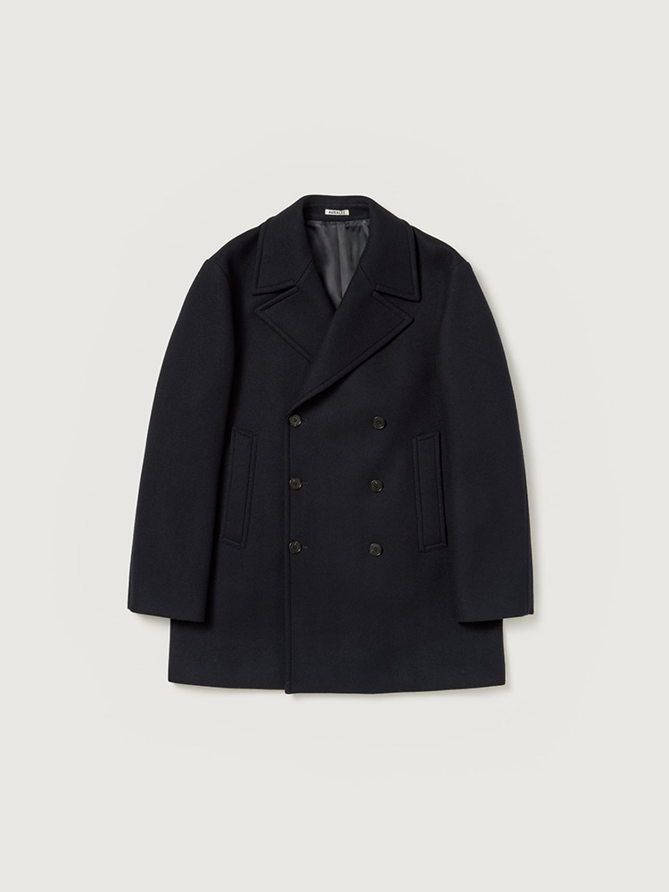 SPONGE WOOL MELTON P-COAT