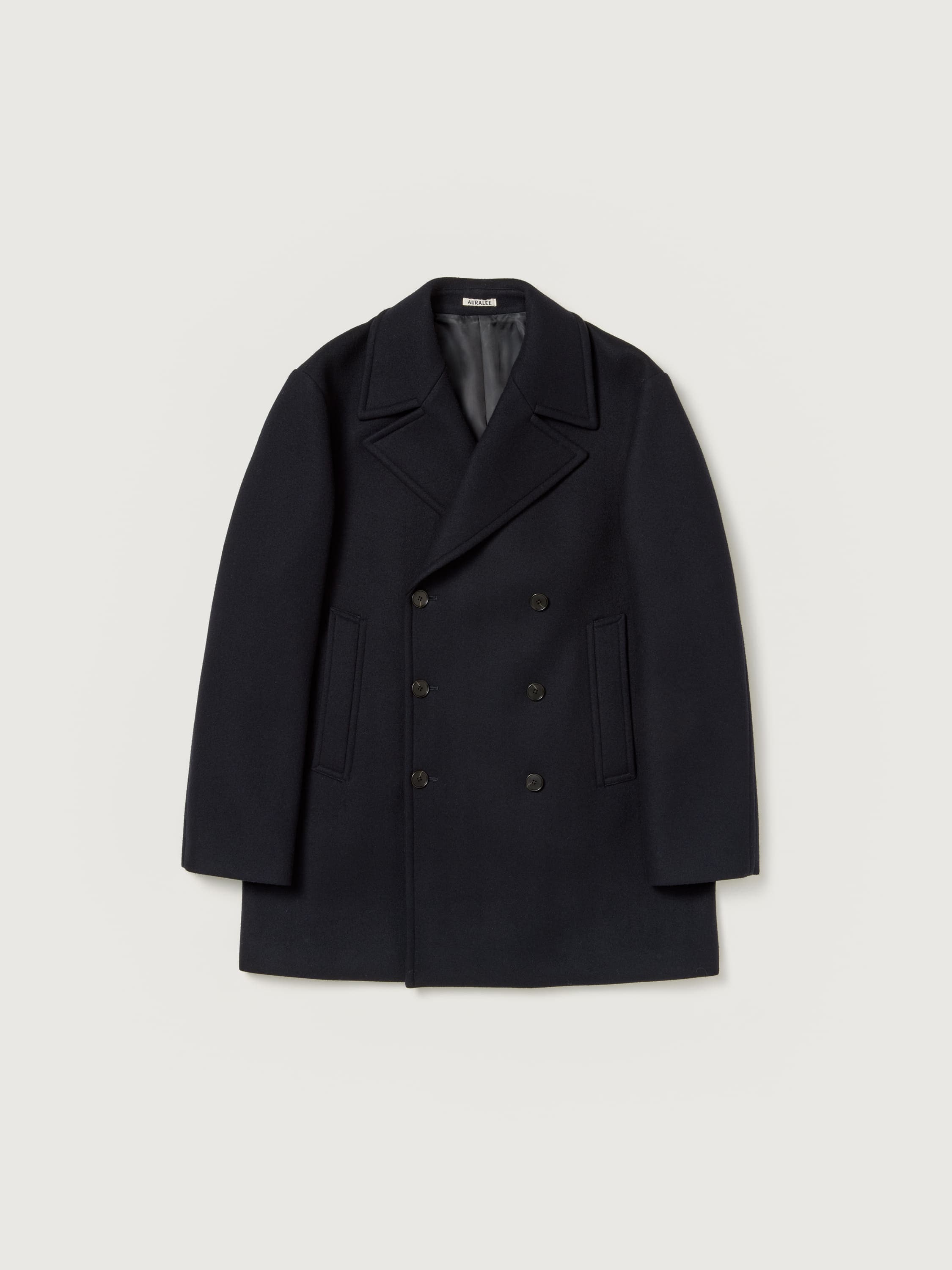 SPONGE WOOL MELTON P-COAT 詳細画像 DARK NAVY 5