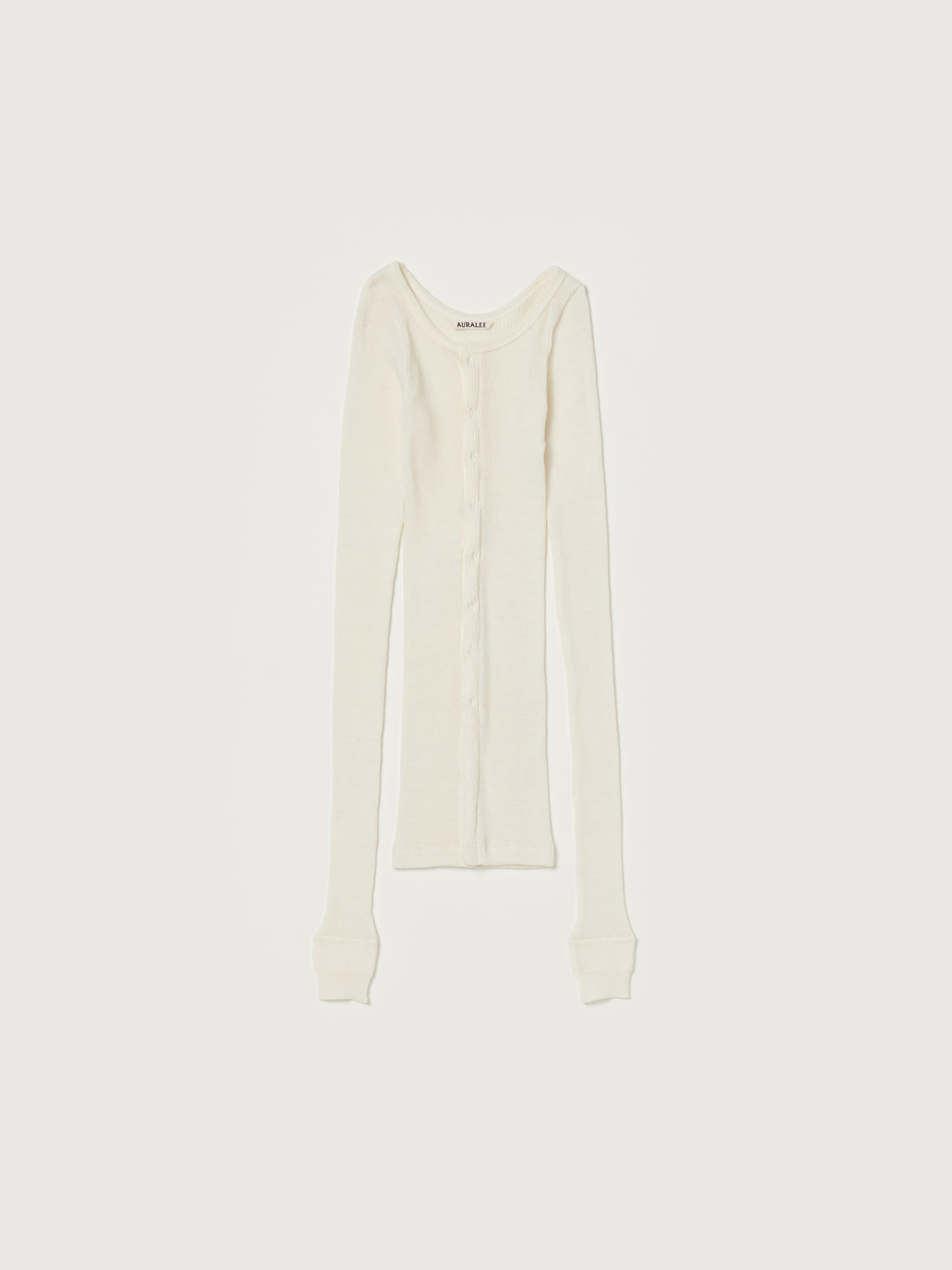 WOOL SOFT RIB CARDIGAN 詳細画像 IVORY 5