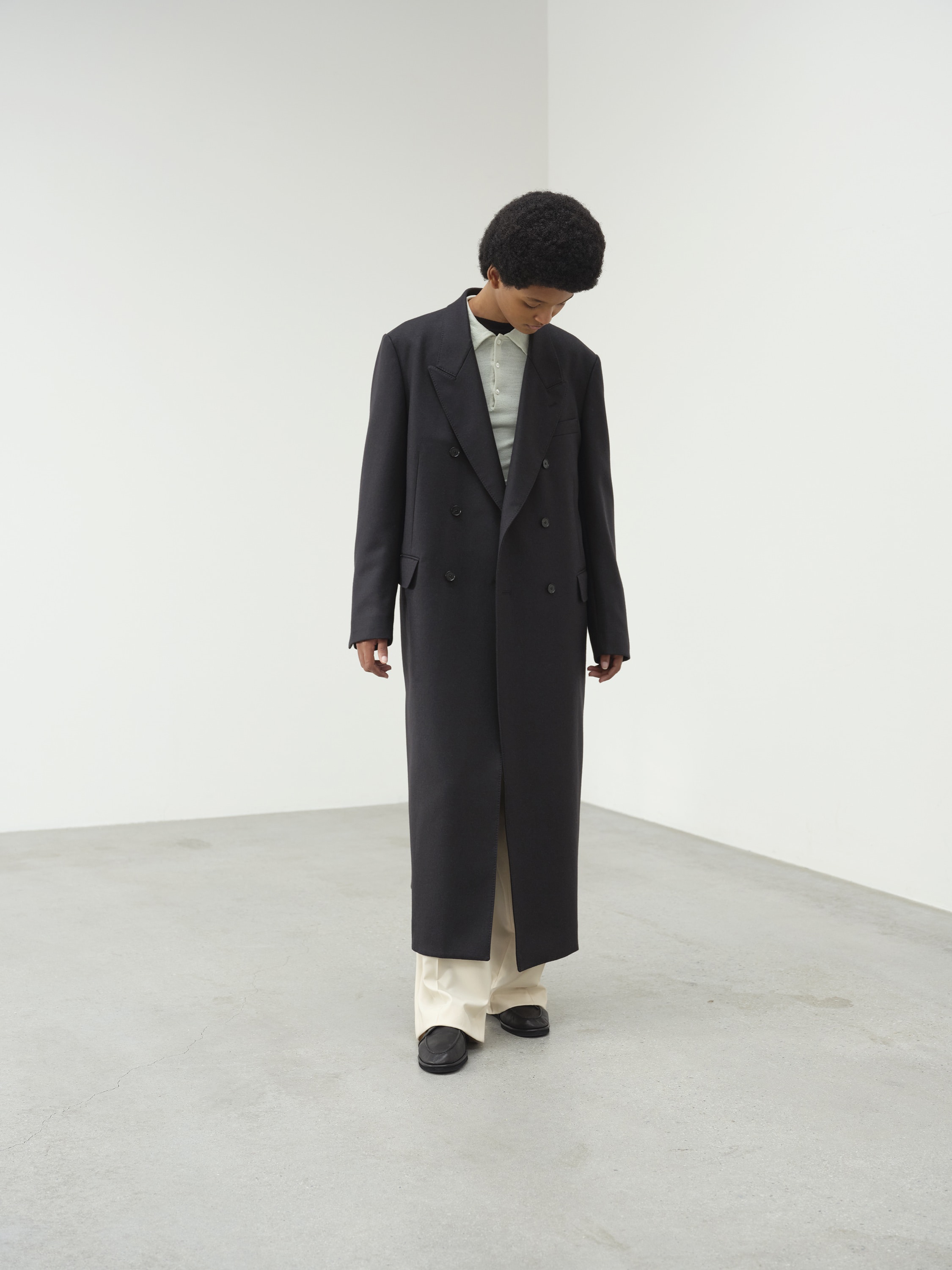 LIGHT MELTON CHESTERFIELD COAT 詳細画像 TOP CHARCOAL 4