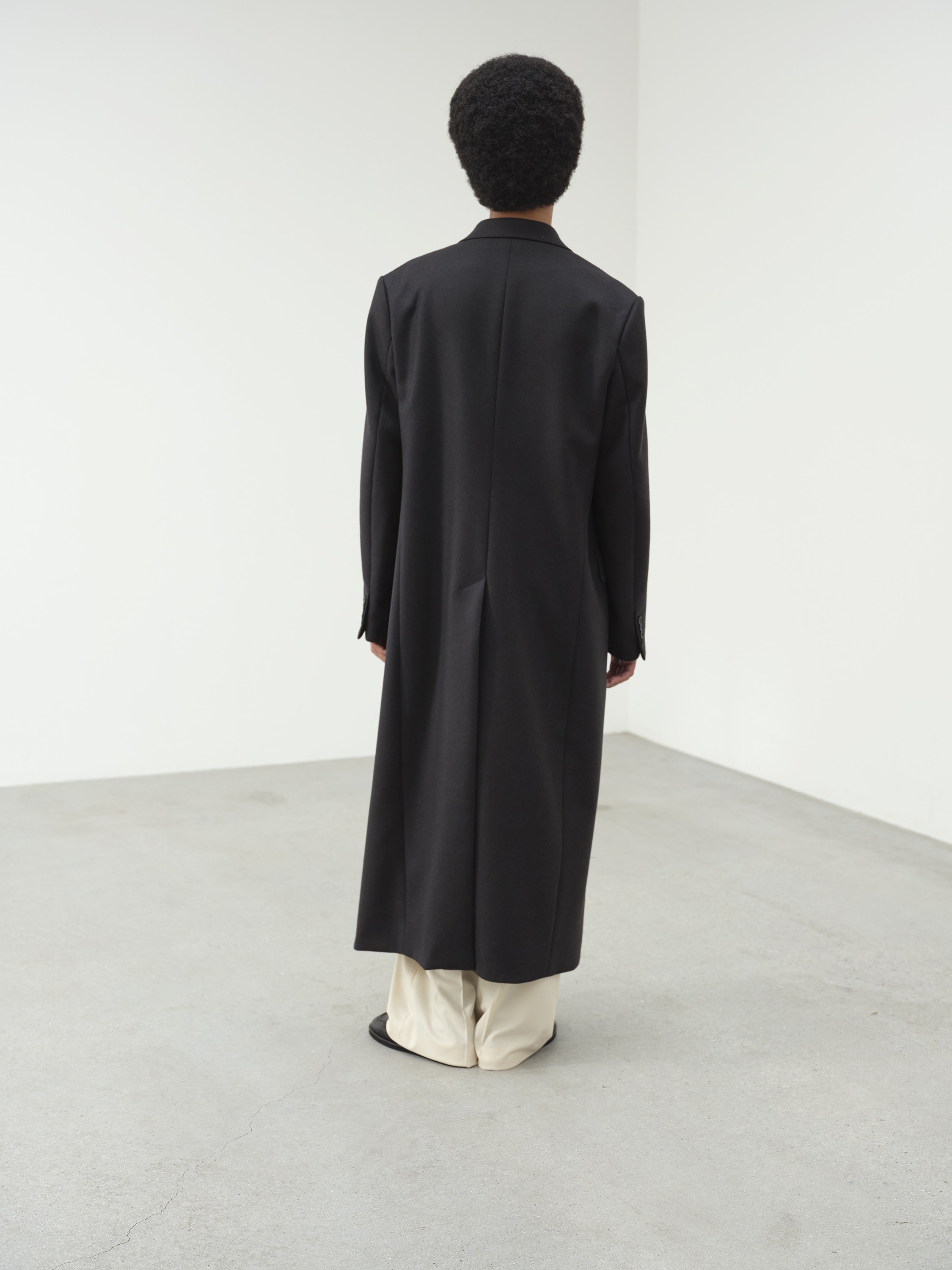 LIGHT MELTON CHESTERFIELD COAT 詳細画像 TOP CHARCOAL 5