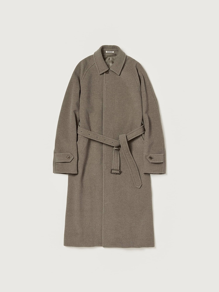 SUPER FINE WOOL MOSSER SOUTIEN COLLAR COAT