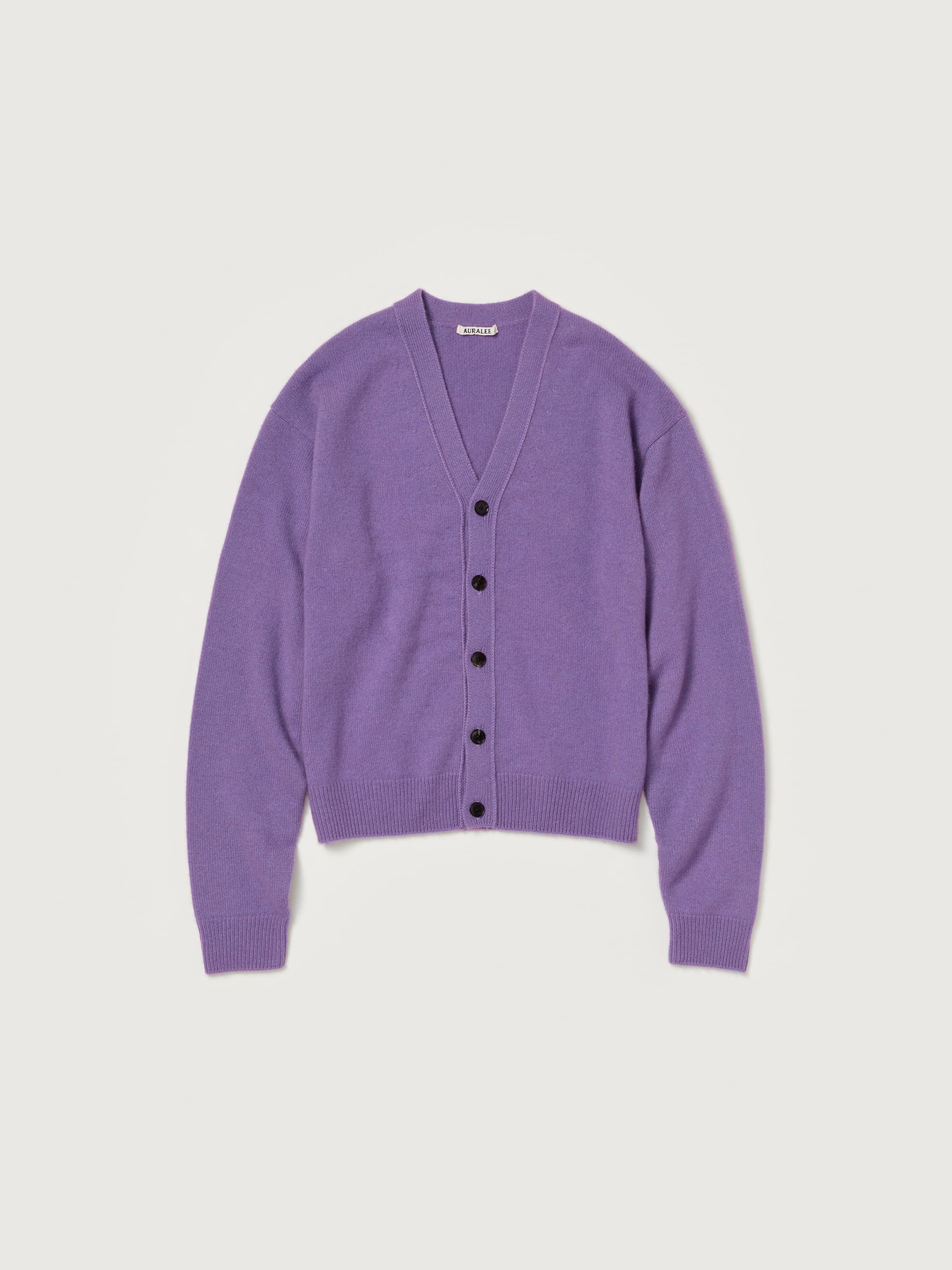 BABY CASHMERE KNIT CARDIGAN 詳細画像 PURPLE 4