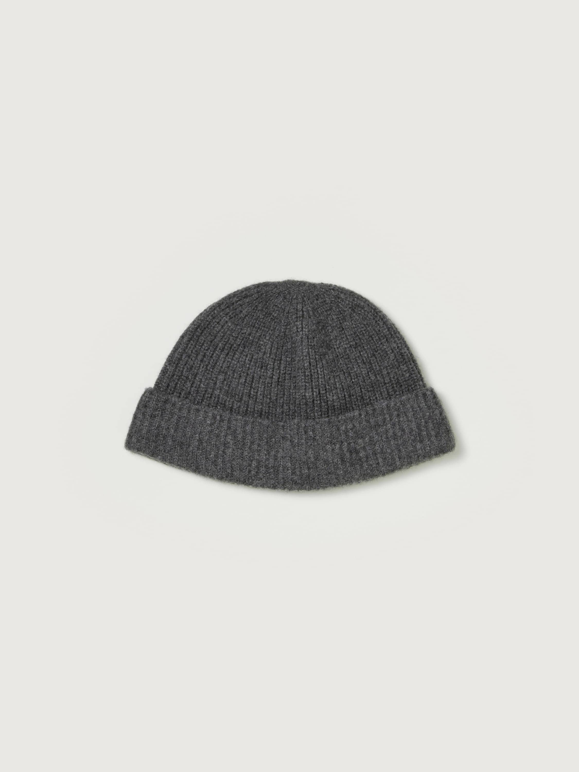 WOOL SOFT CORD KNIT CAP 詳細画像 TOP CHARCOAL 1