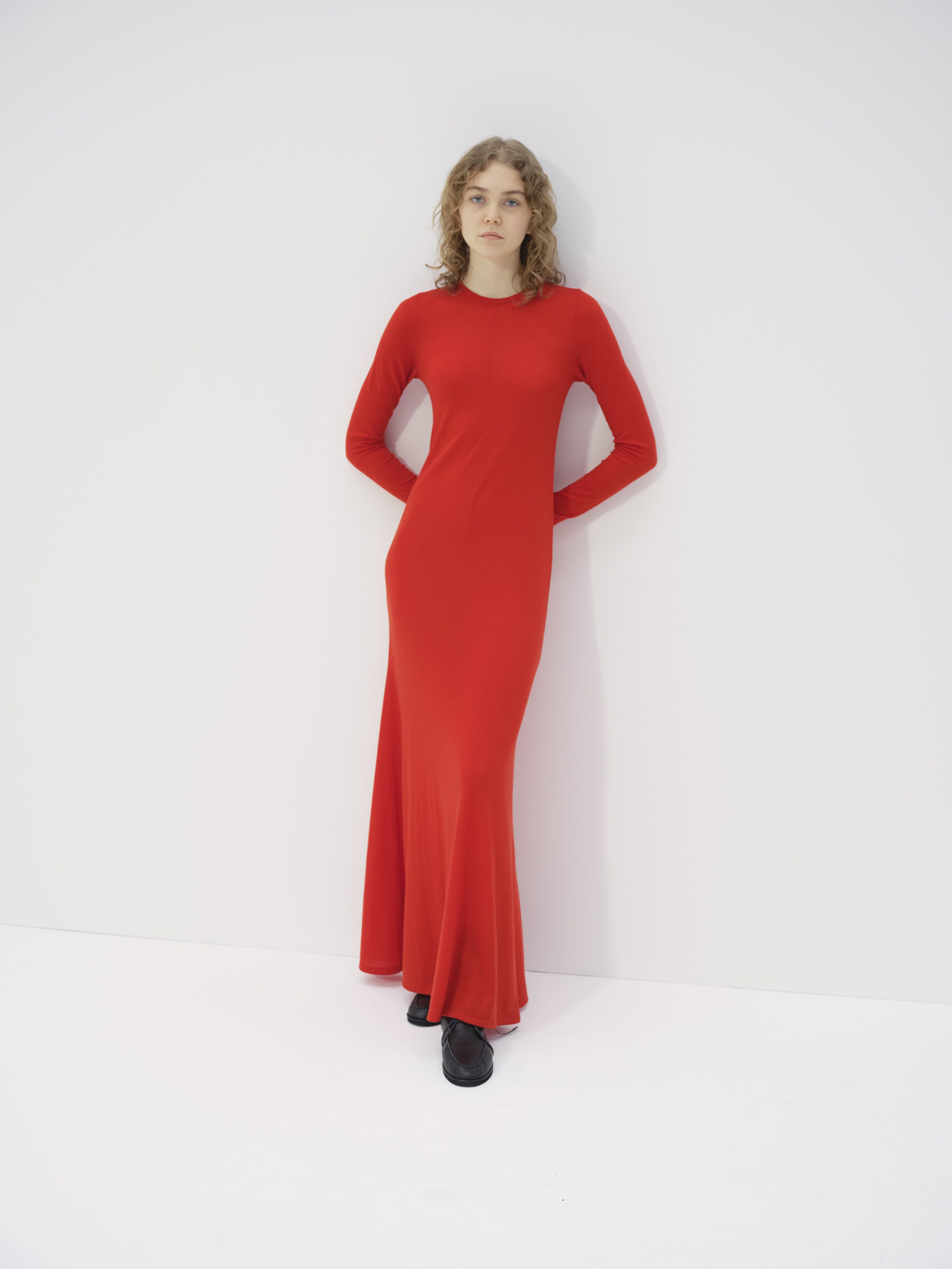 WOOL AMUNZEN DRESS 詳細画像 RED 1