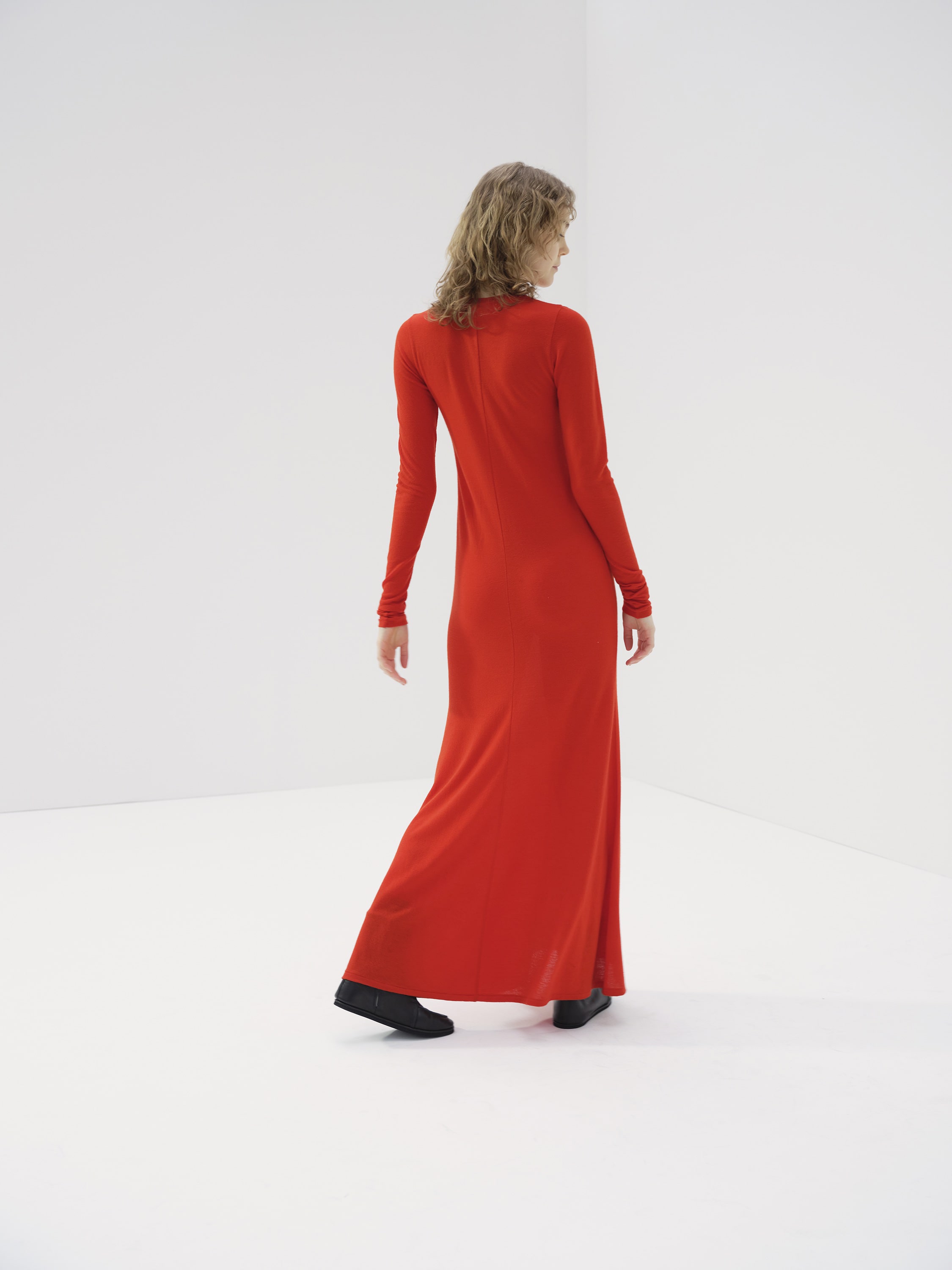 WOOL AMUNZEN DRESS 詳細画像 RED 3