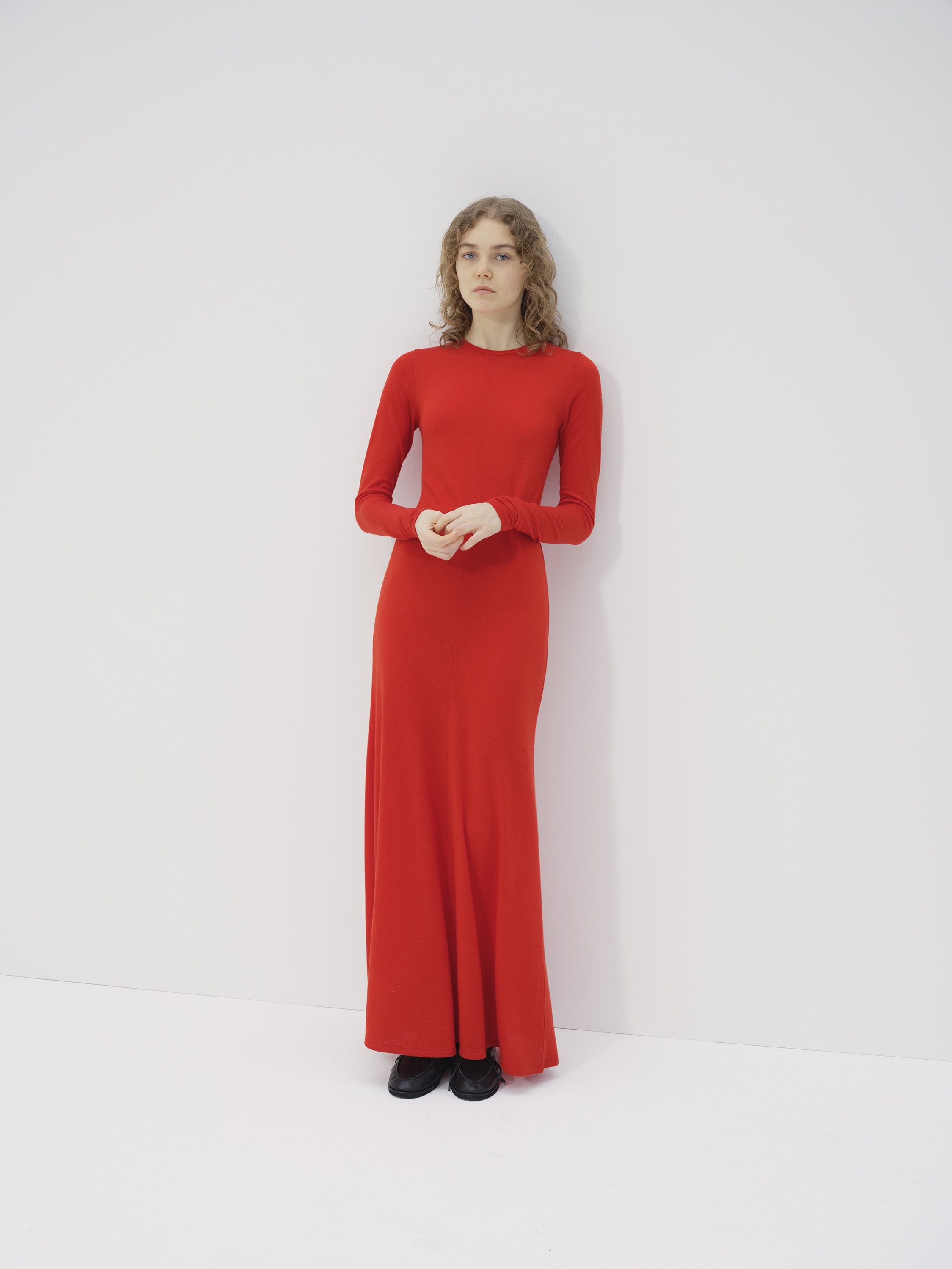 WOOL AMUNZEN DRESS 詳細画像 RED 4