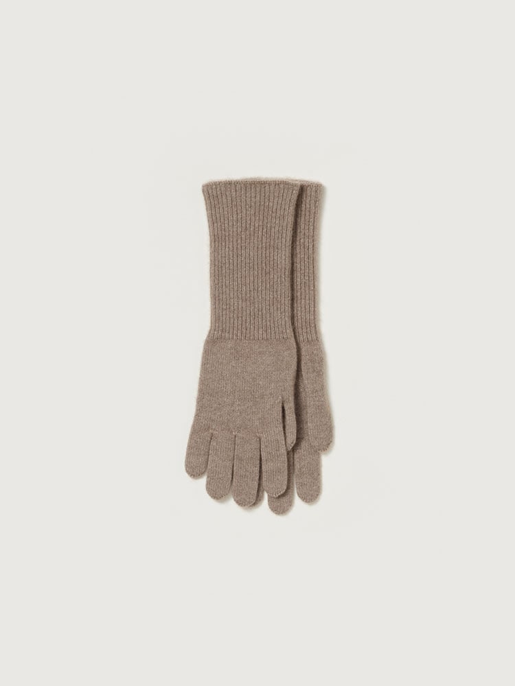 BABY CASHMERE KNIIT LONG GLOVES