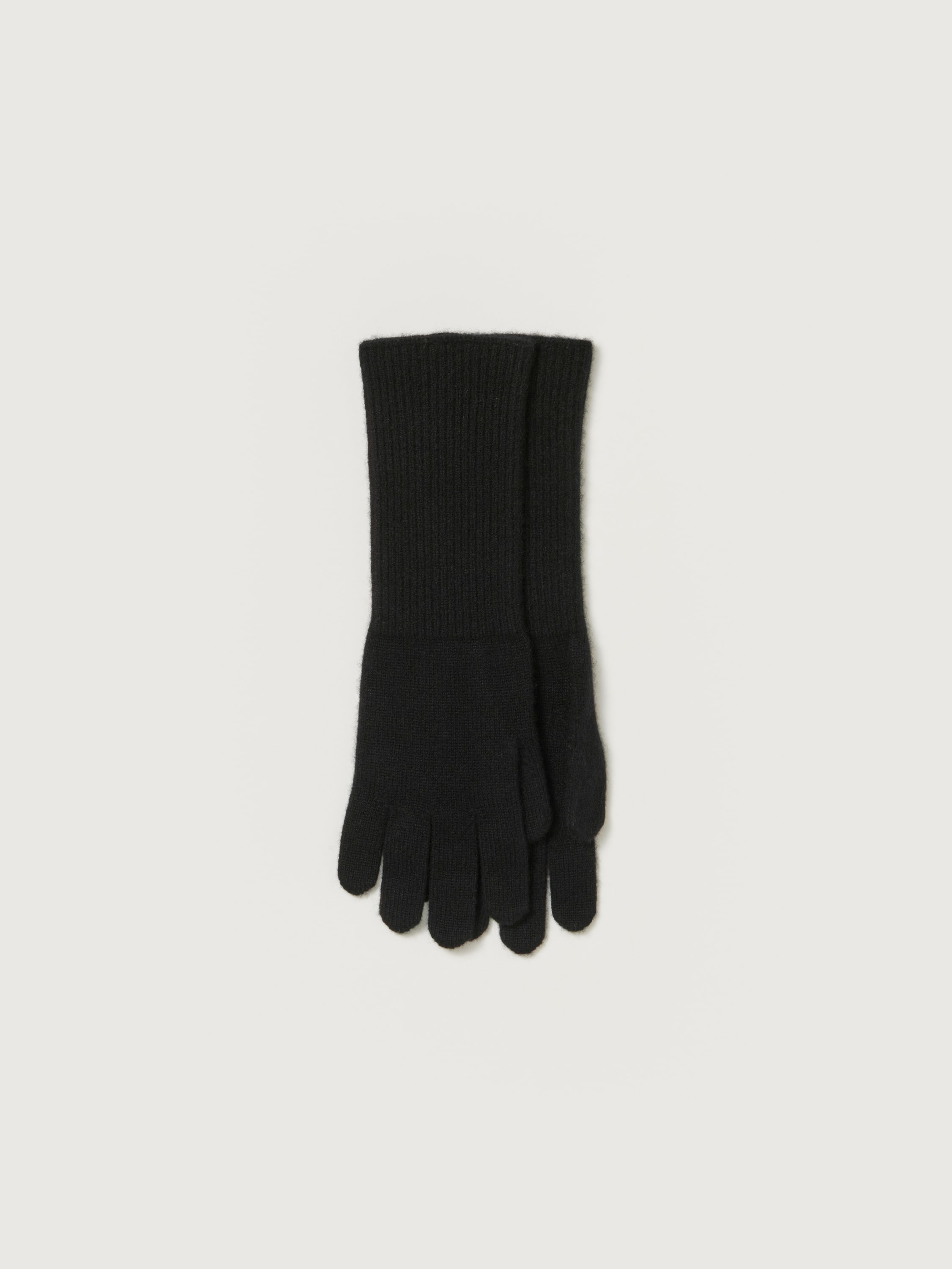 BABY CASHMERE KNIIT LONG GLOVES 詳細画像 TOP BLACK 1