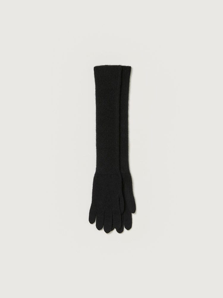 BABY CASHMERE KNIIT LONG GLOVES