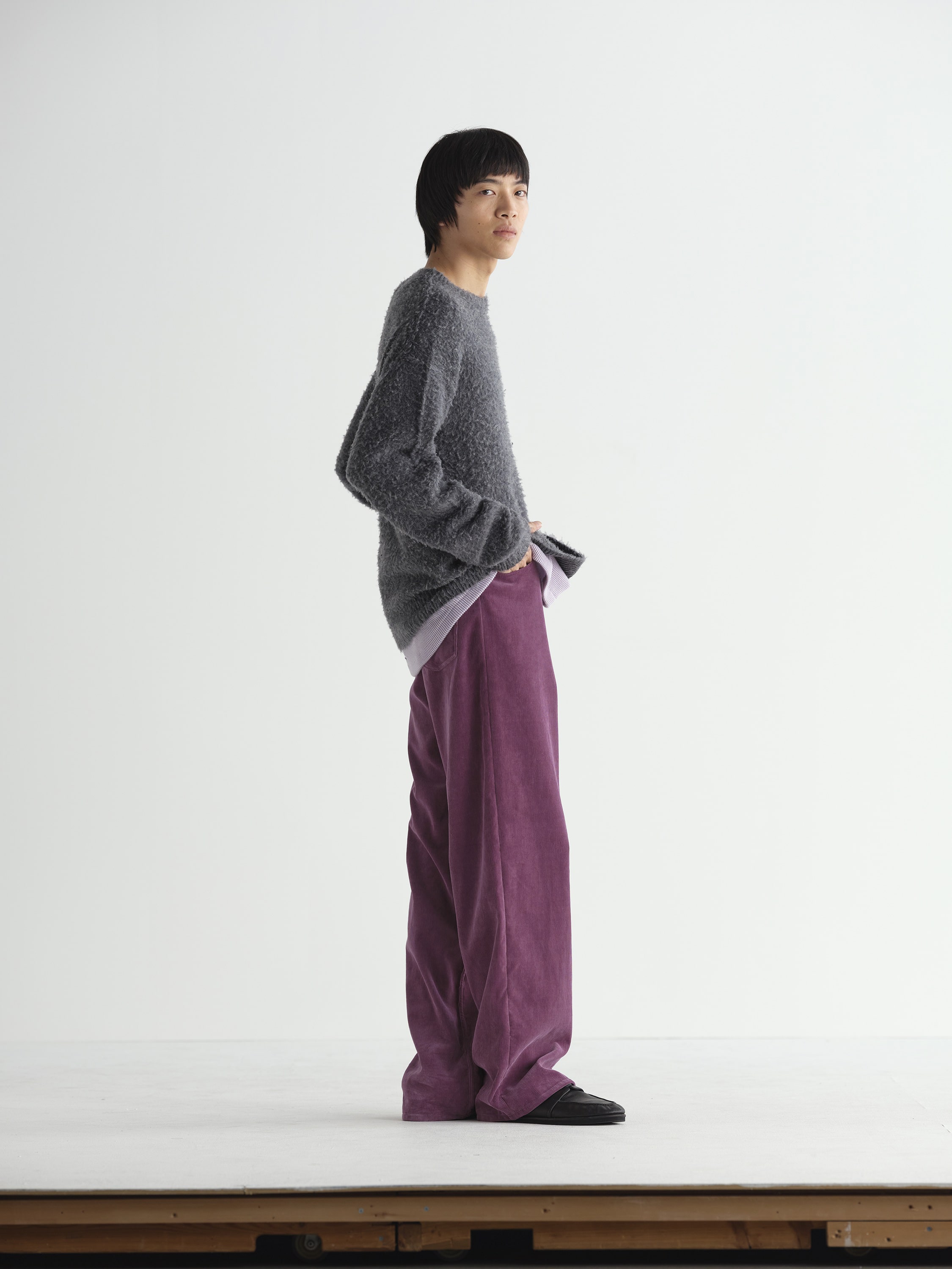 FINX CORDUROY PANTS 詳細画像 PURPLE 1