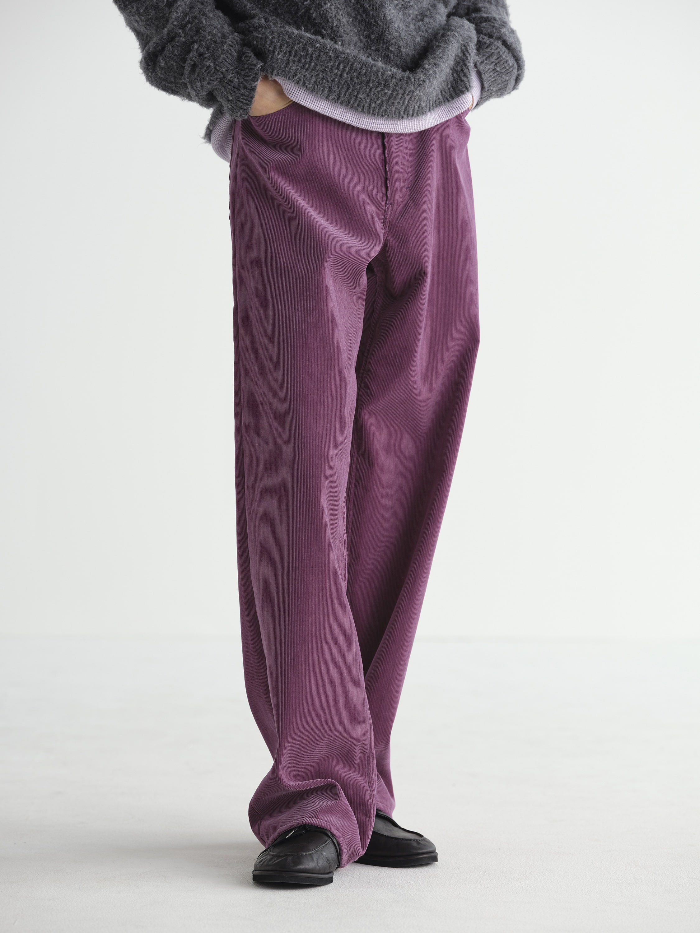 FINX CORDUROY PANTS 詳細画像 PURPLE 2