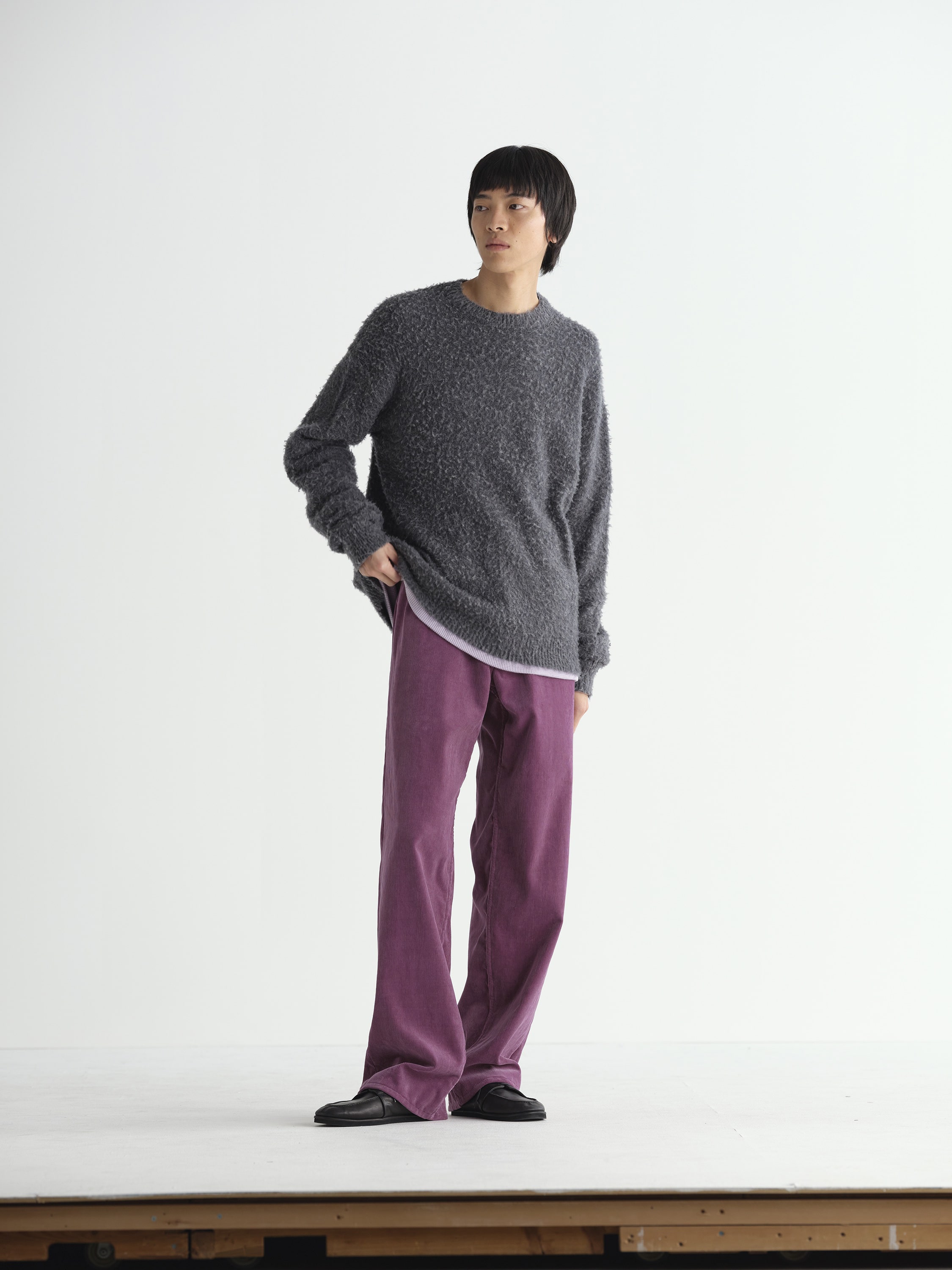 FINX CORDUROY PANTS 詳細画像 PURPLE 3