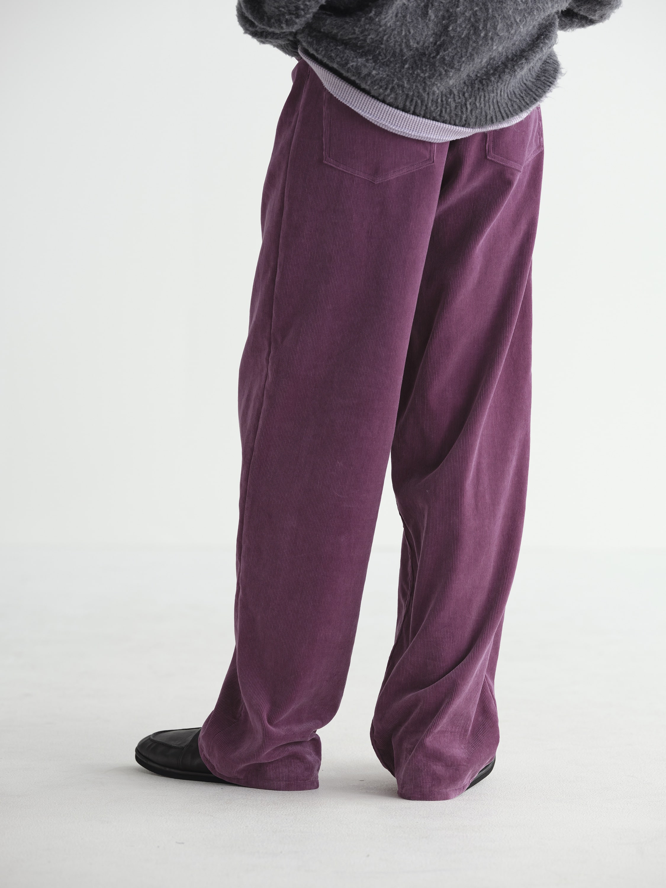 FINX CORDUROY PANTS 詳細画像 PURPLE 4