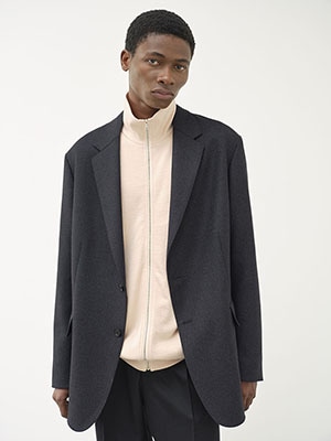 LIGHT MELTON JACKET