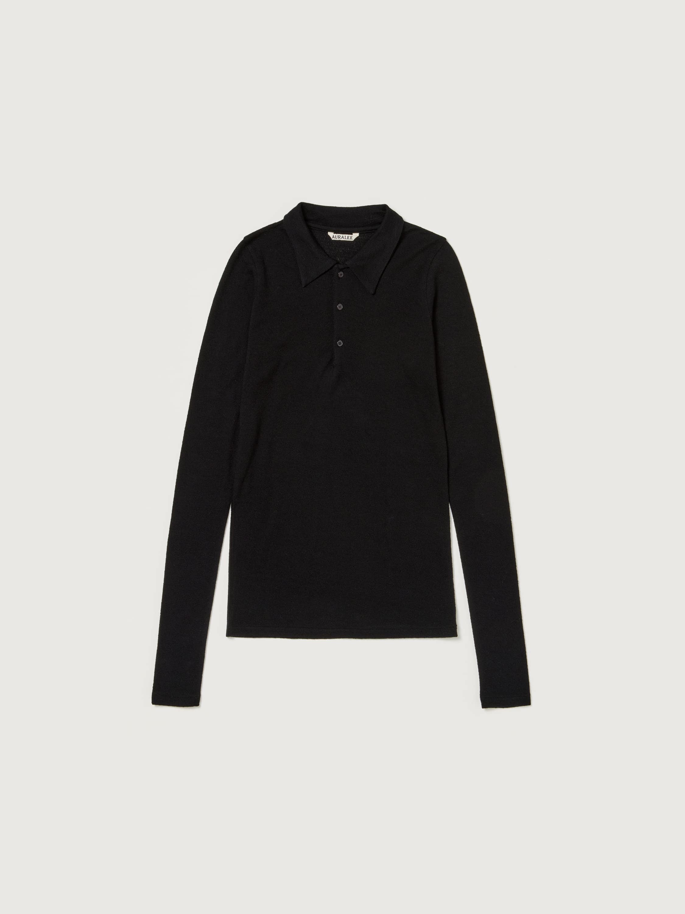 WOOL AMUNZEN POLO 詳細画像 BLACK 1