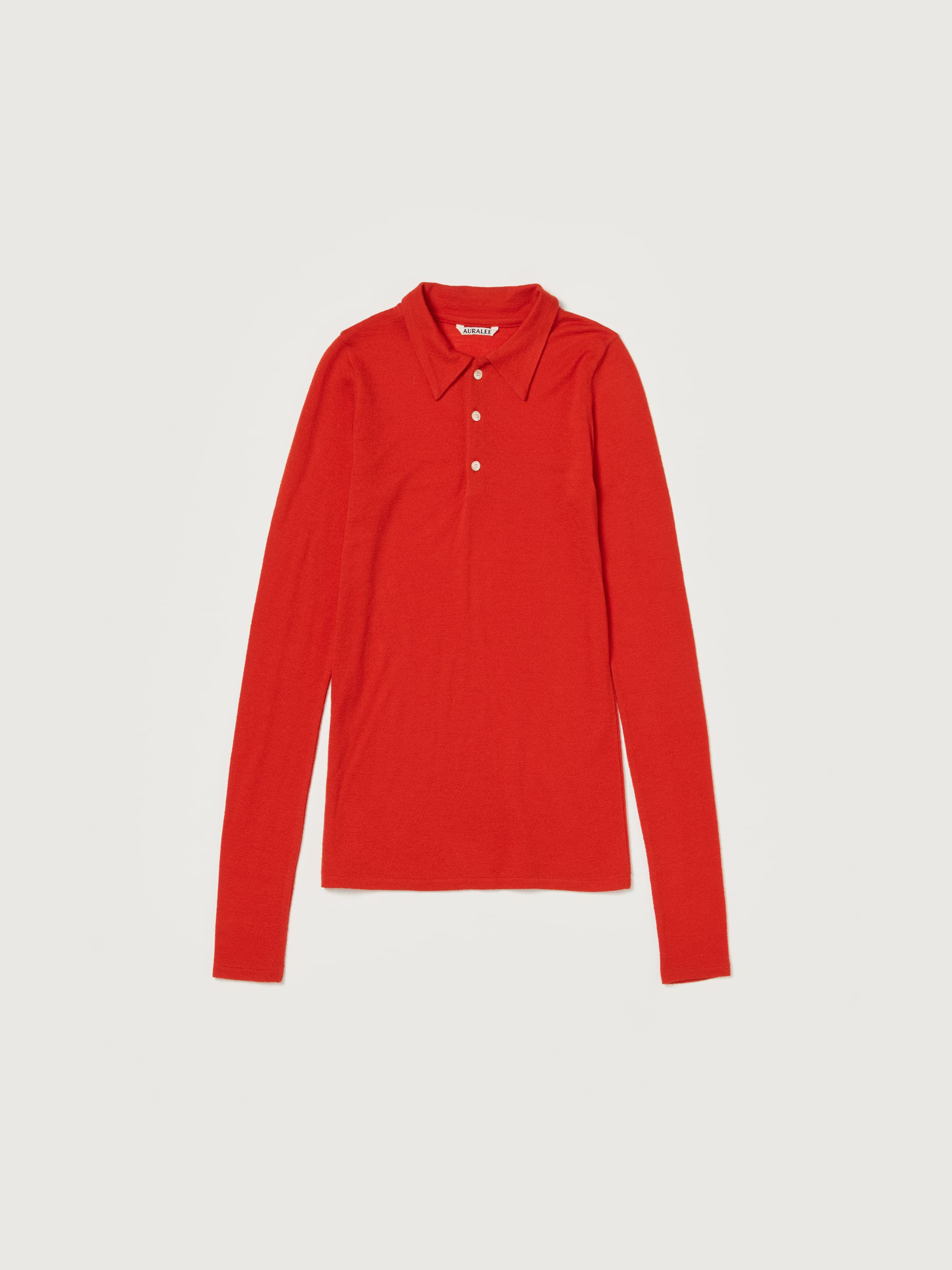 WOOL AMUNZEN POLO 詳細画像 RED 1