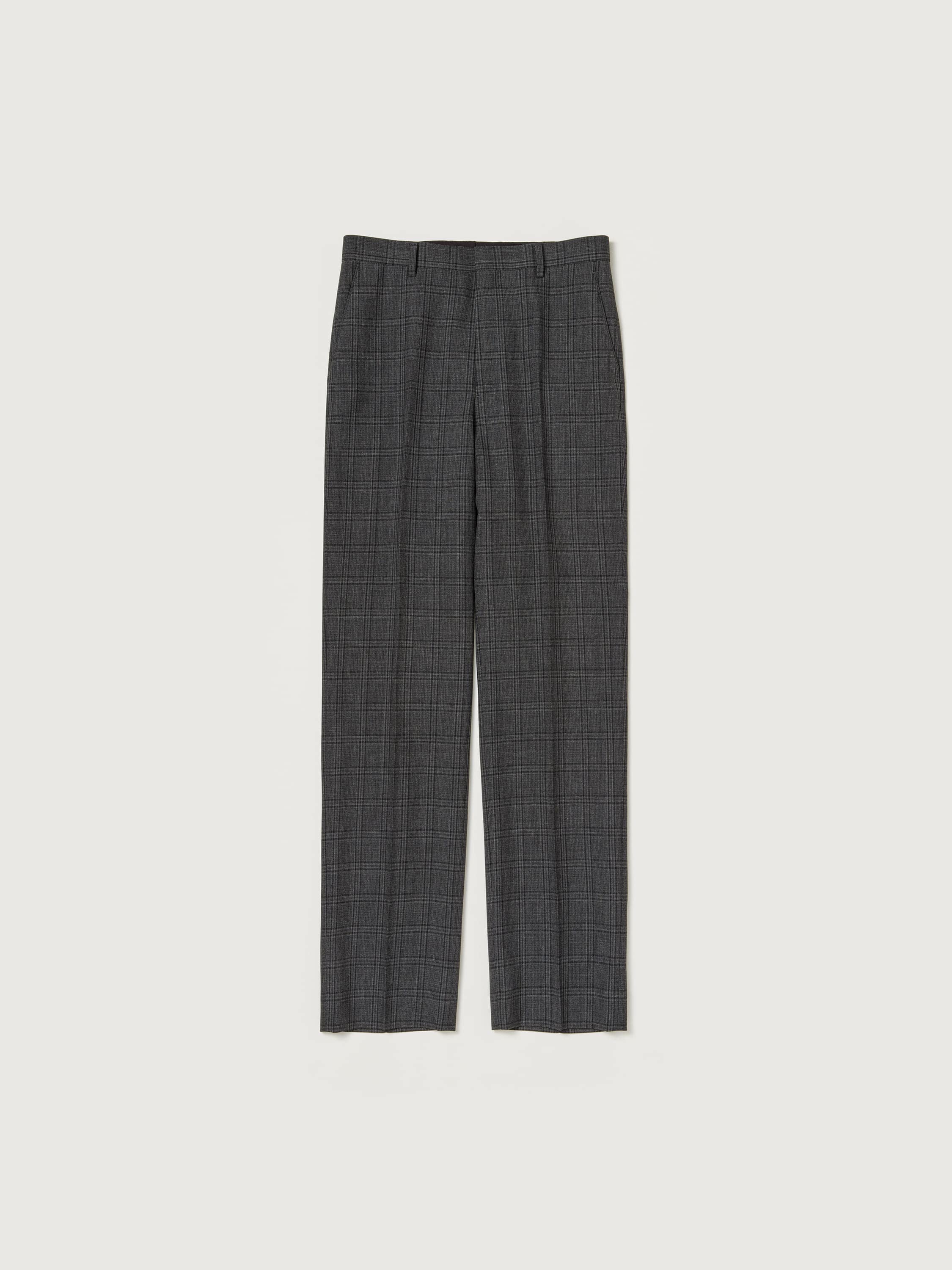 BLUEFACED WOOL CHECK SLACKS 詳細画像 CHARCOAL CHECK 6