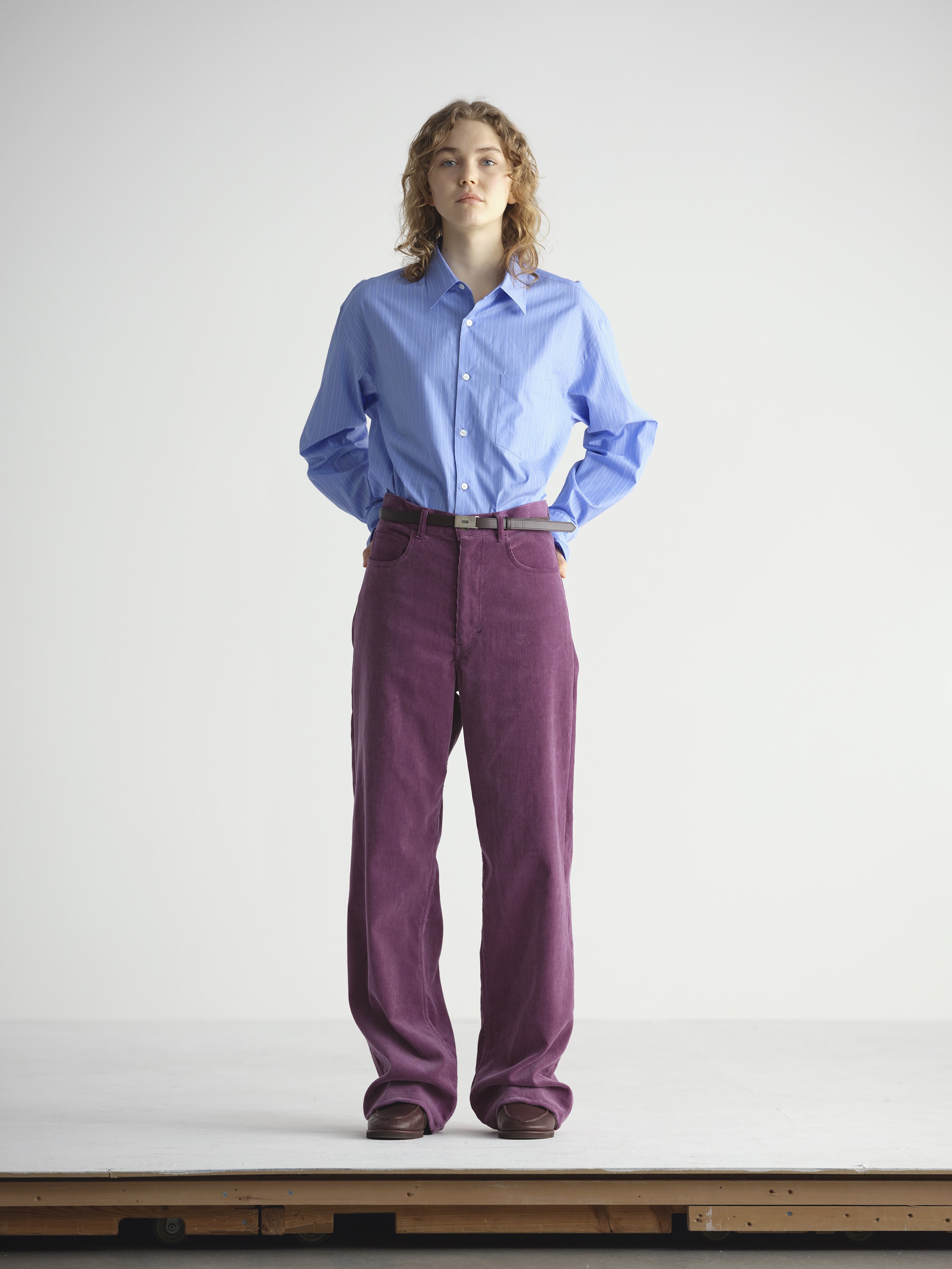 FINX CORDUROY PANTS 詳細画像 PURPLE 4