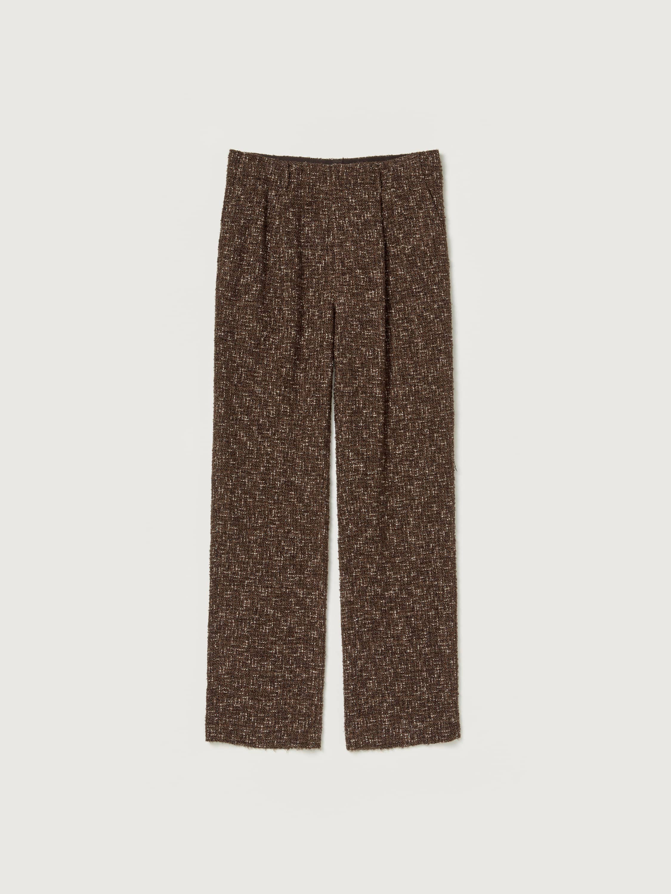 HOMESPUN TWEED SLACKS 詳細画像 DARK BROWN TWEED 5