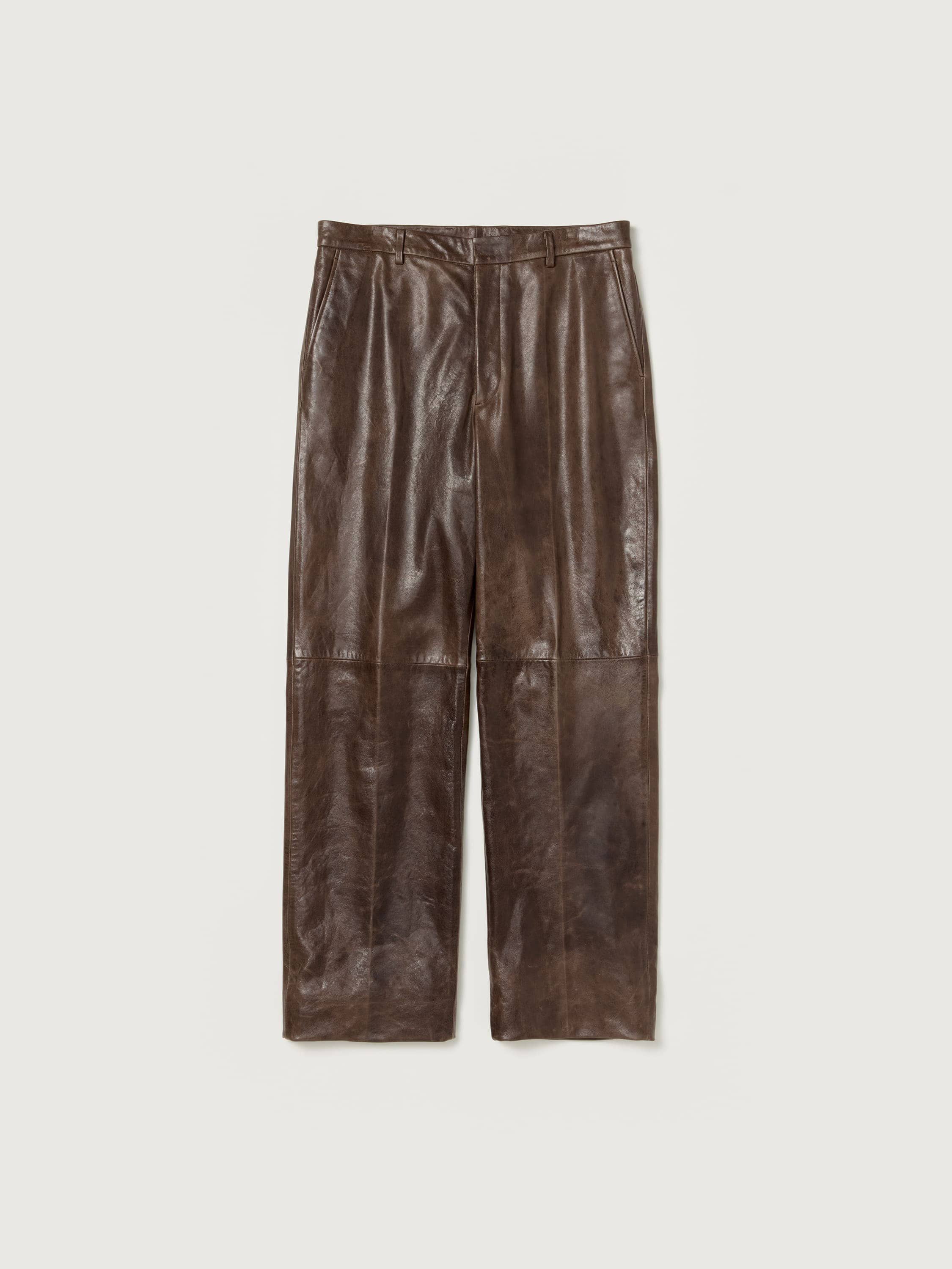 HEAVY LAMB LEATHER PANTS 詳細画像 DARK BROWN 5