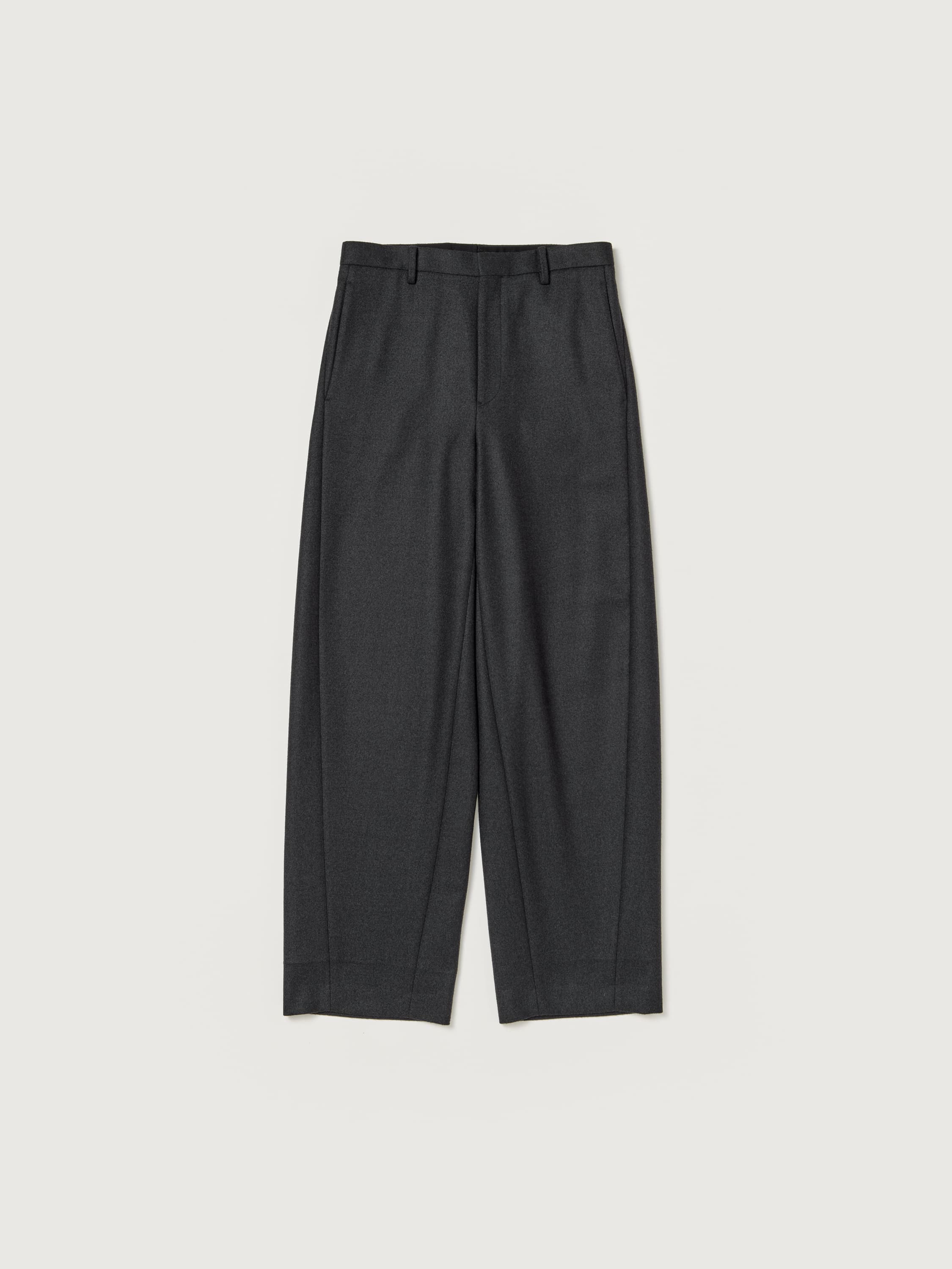 LIGHT MELTON SLACKS 詳細画像 TOP CHARCOAL 1