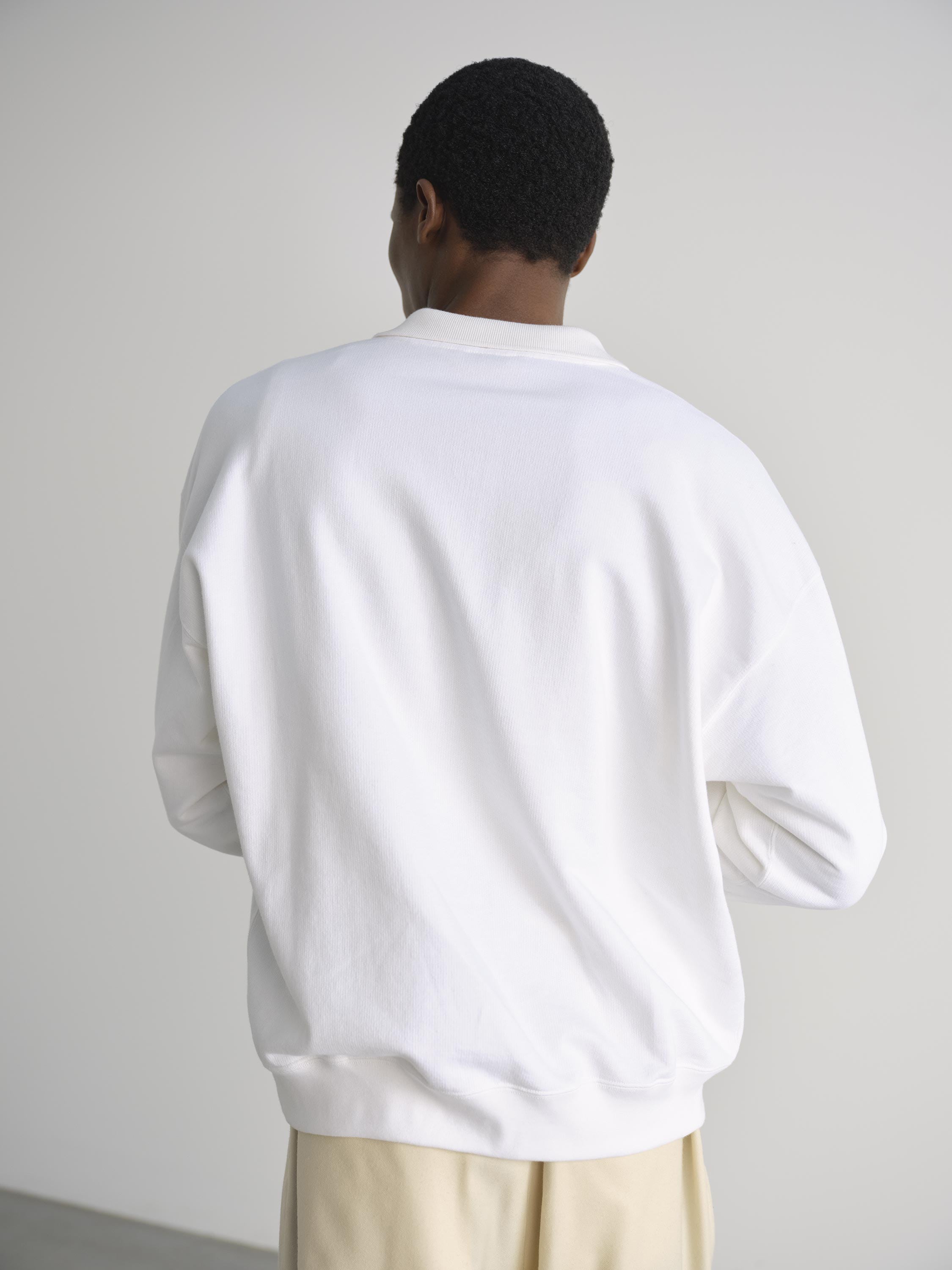 PIMA LIGHT SWEAT POLO 詳細画像 WHITE 3