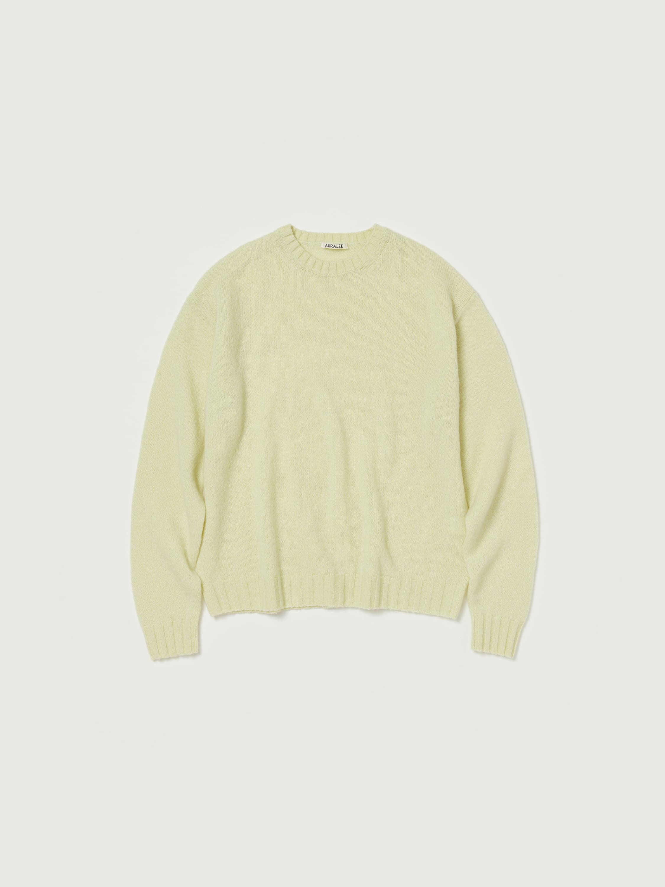 SHETLAND WOOL CASHMERE KNIT P/O 詳細画像 LIGHT YELLOW 1