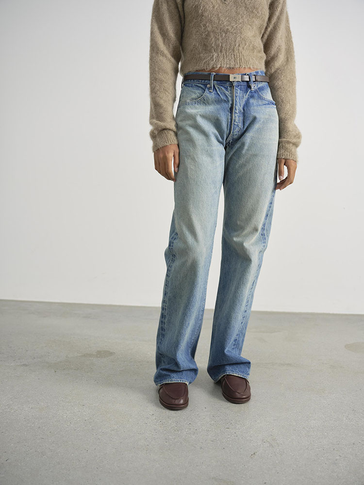 SELVEDGE FADED HEAVY DENIM PANTS