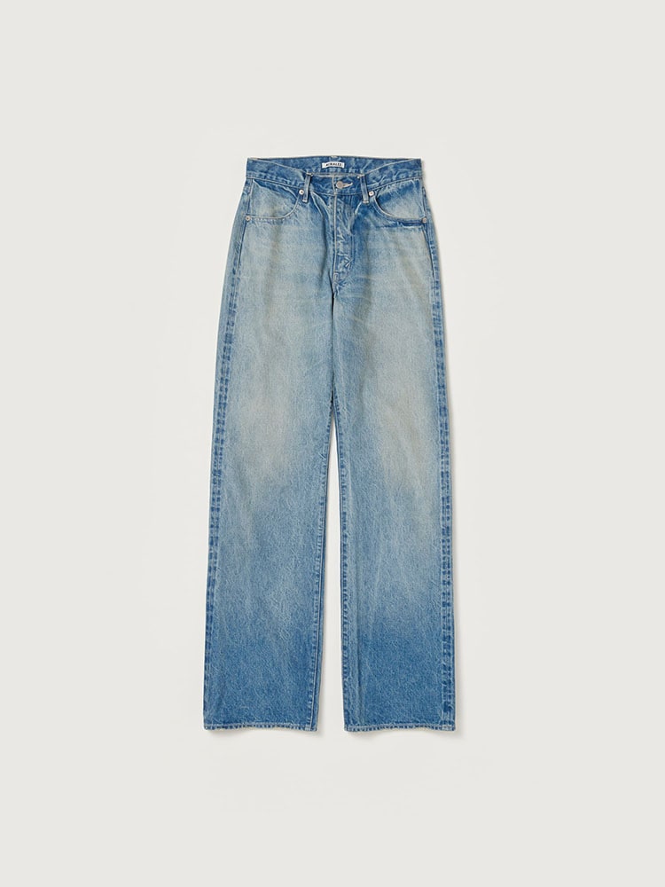 SELVEDGE FADED HEAVY DENIM PANTS