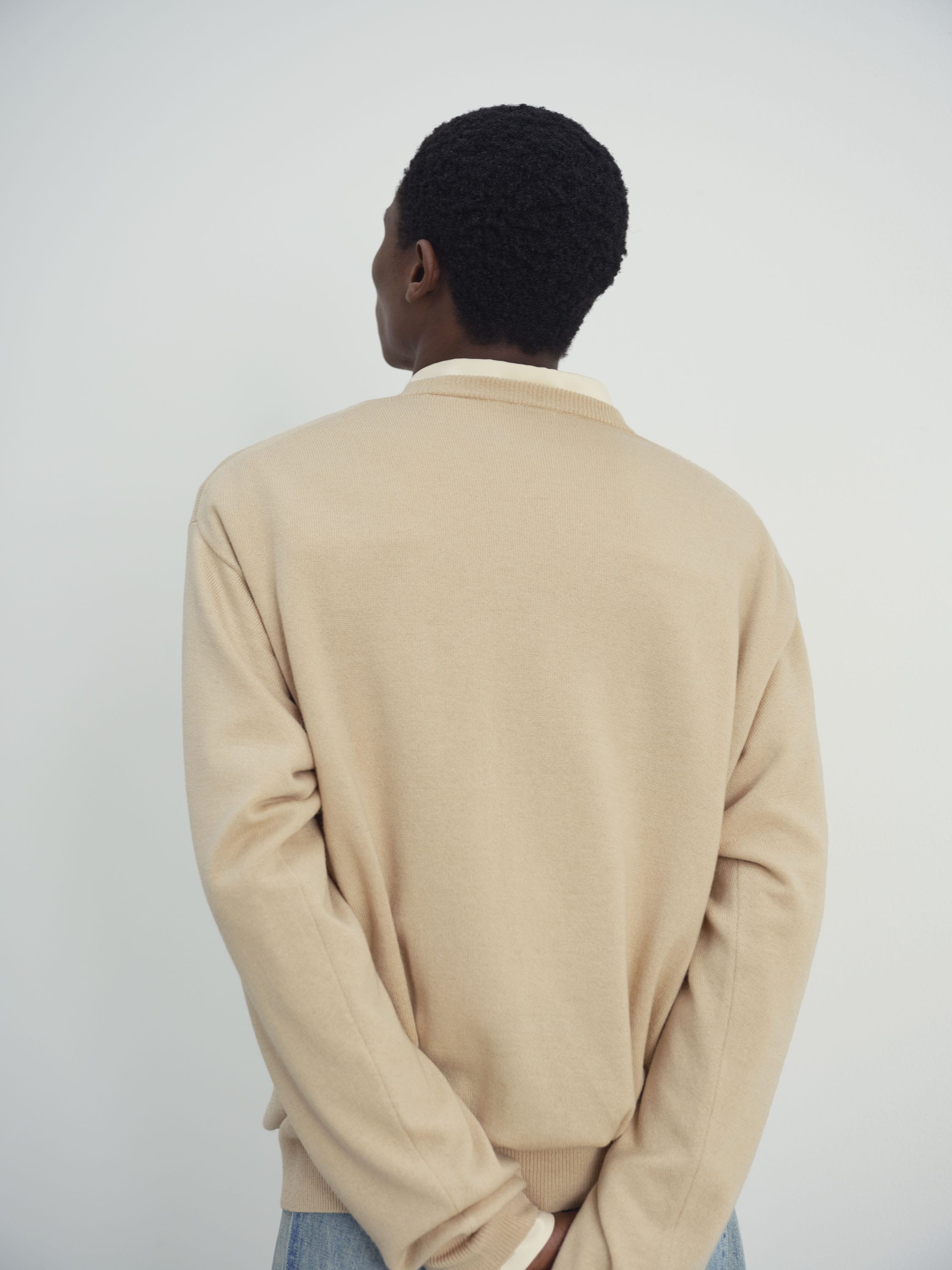 CASHMERE SILK WOOL KNIT P/O 詳細画像 LIGHT BEIGE 3