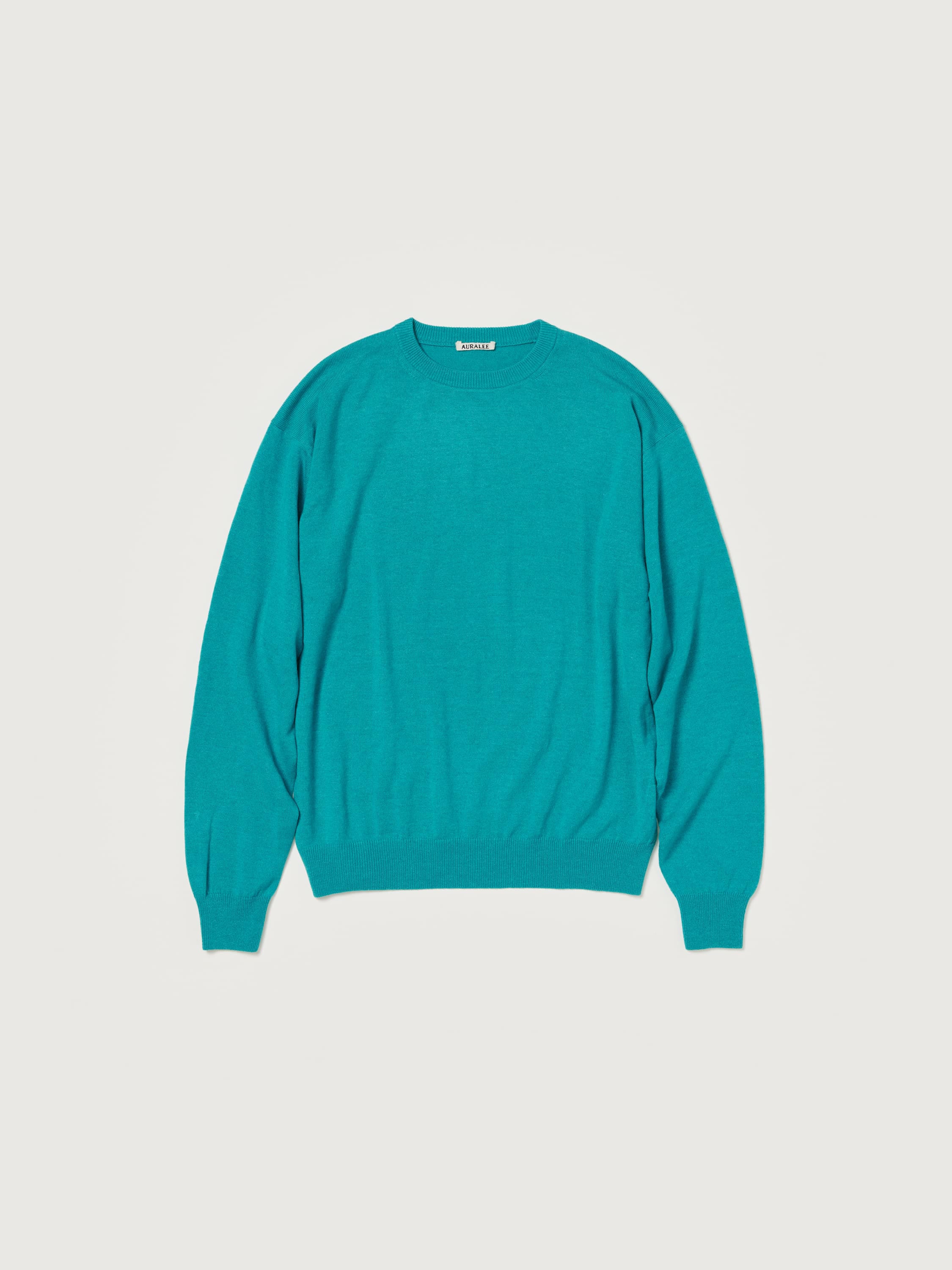 CASHMERE SILK WOOL KNIT P/O 詳細画像 AQUA GREEN 1