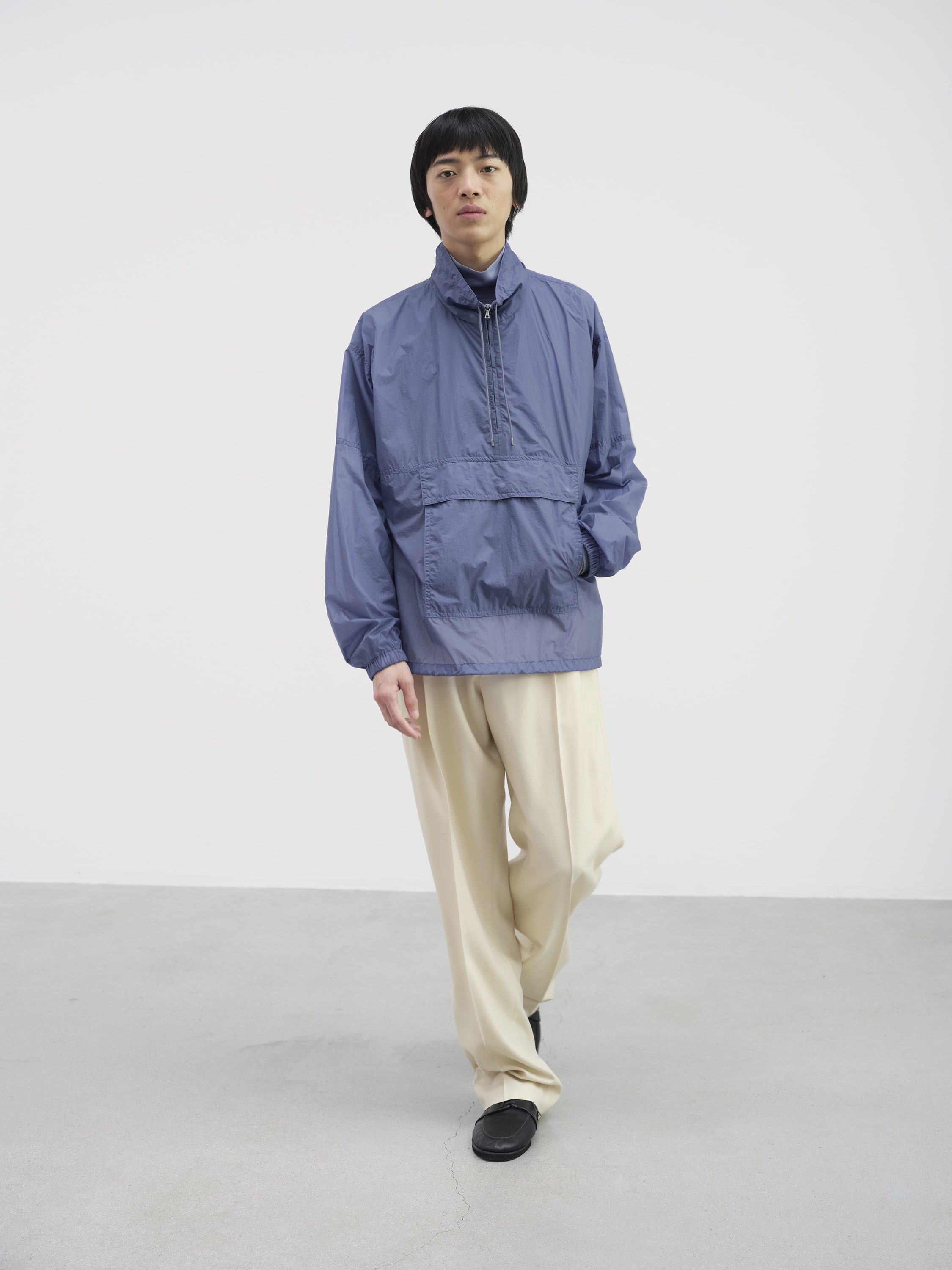 WASHED SUPER LIGHT AIRY NYLON ANORAK 詳細画像 LIGHT PURPLE 1