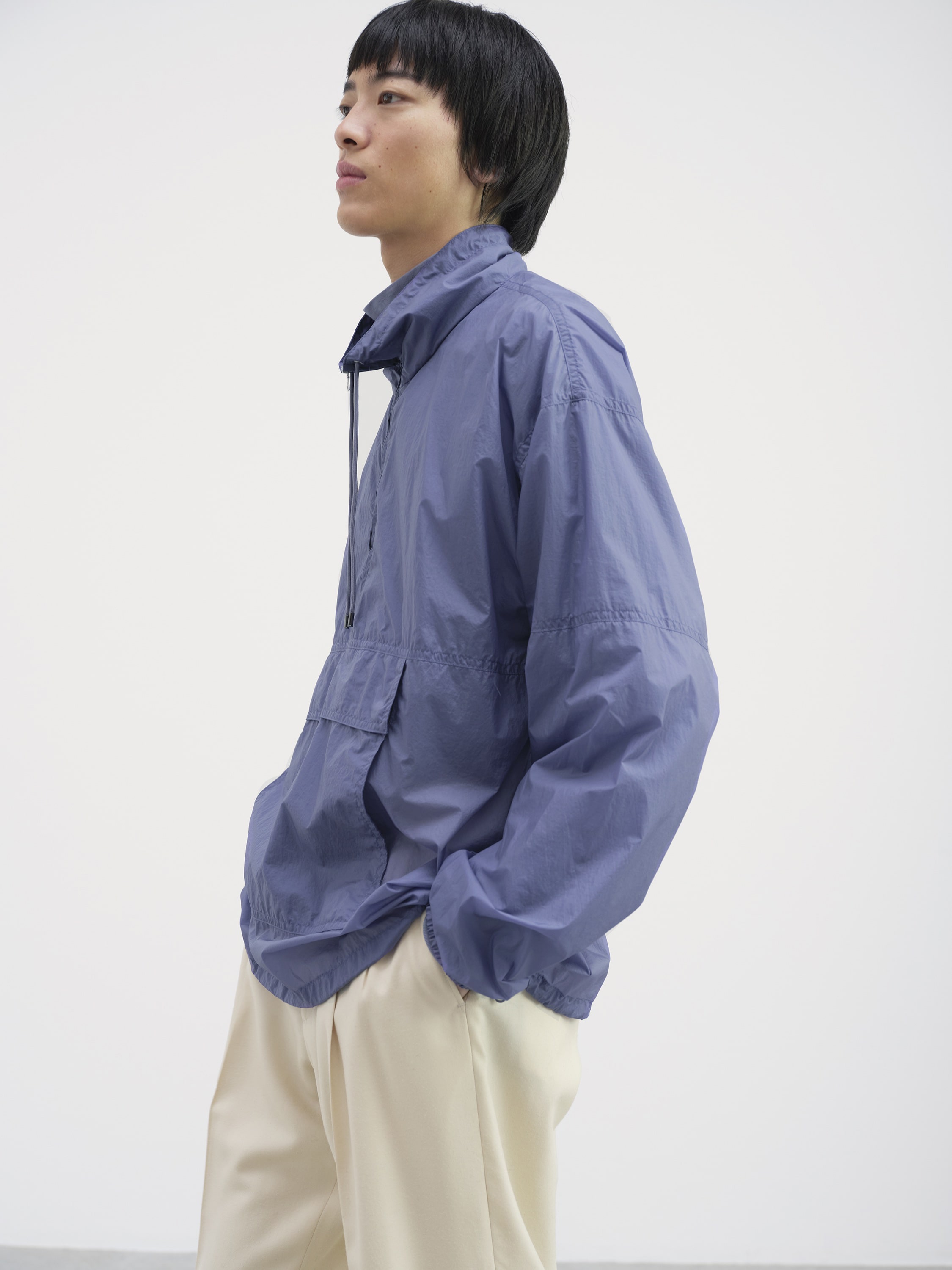 WASHED SUPER LIGHT AIRY NYLON ANORAK 詳細画像 LIGHT PURPLE 3