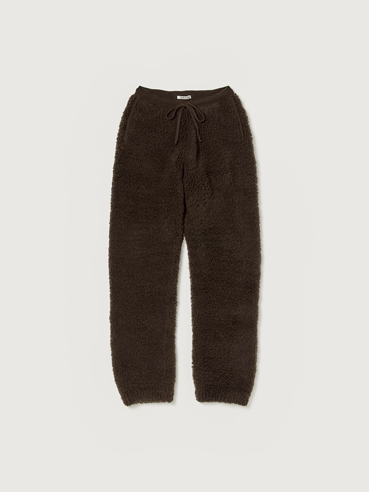 MERINO WOOL BOA KNIT PANTS