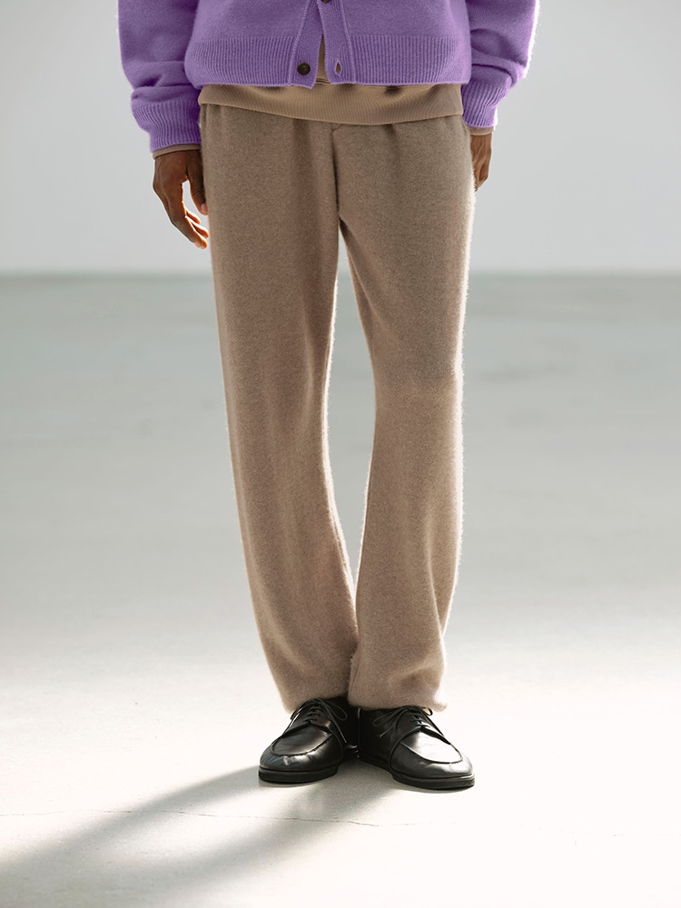 BABY CASHMERE KNIT PANTS - AURALEE Official Website