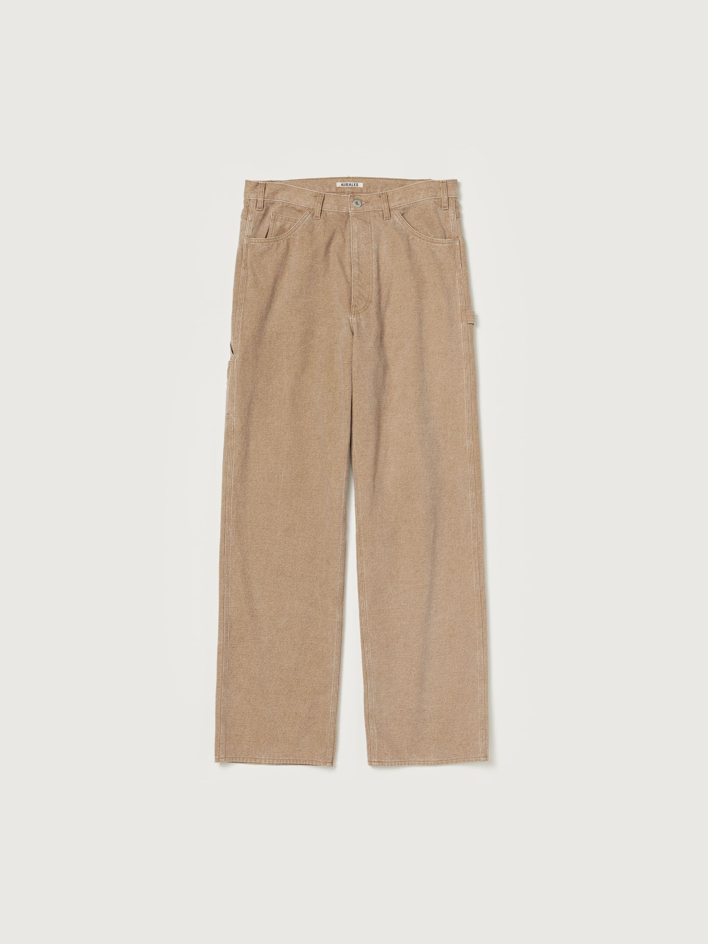 WASHED ORGANIC CANVAS PANTS 詳細画像 LIGHT BROWN 6