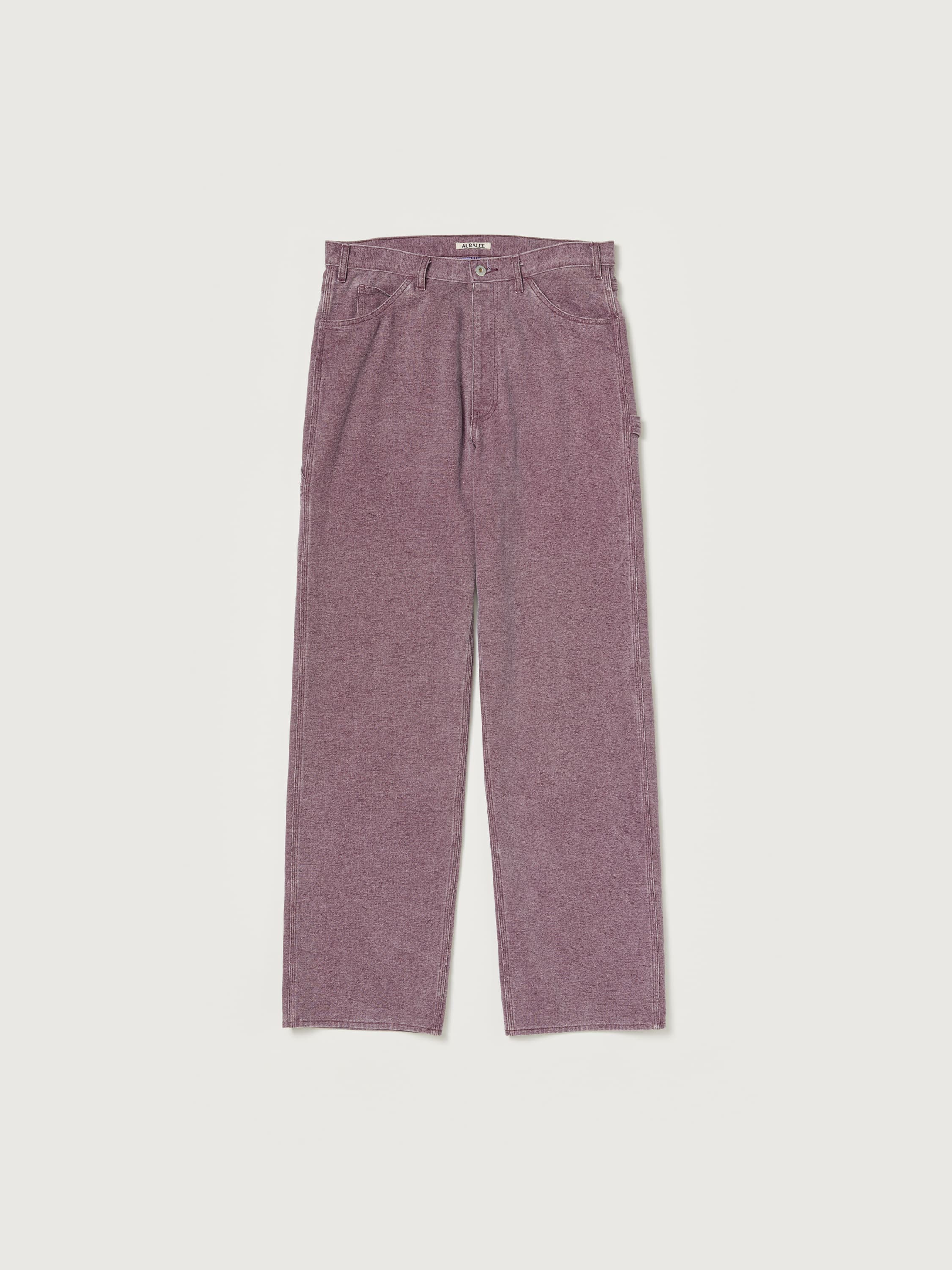 WASHED ORGANIC CANVAS PANTS 詳細画像 PURPLE 1