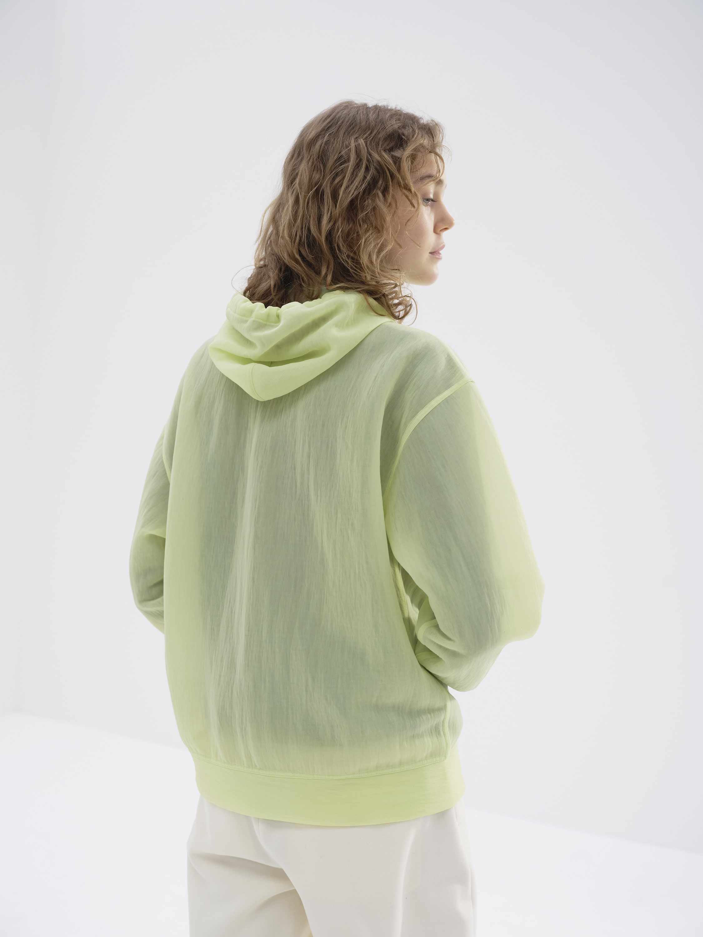 ELASTIC SHEER NYLON P/O PARKA 詳細画像 LIME GREEN 3