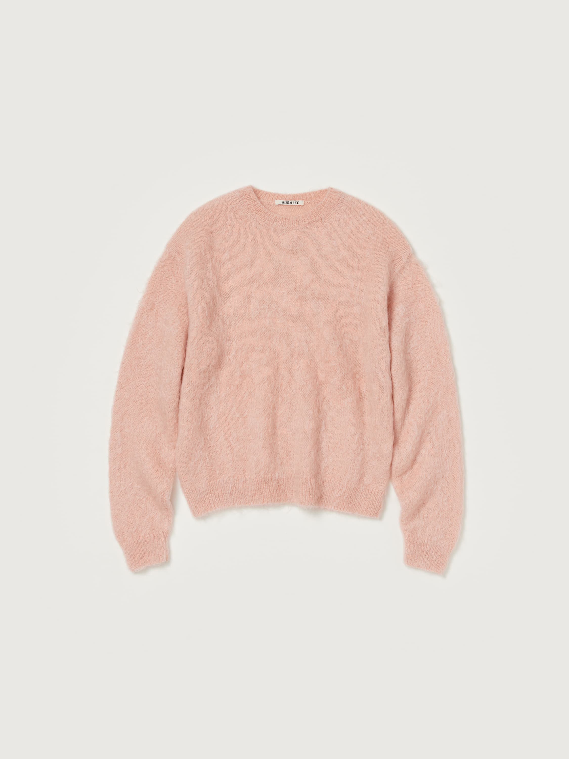 BRUSHED SUPER KID MOHAIR KNIT P/O 詳細画像 PINK BEIGE 1