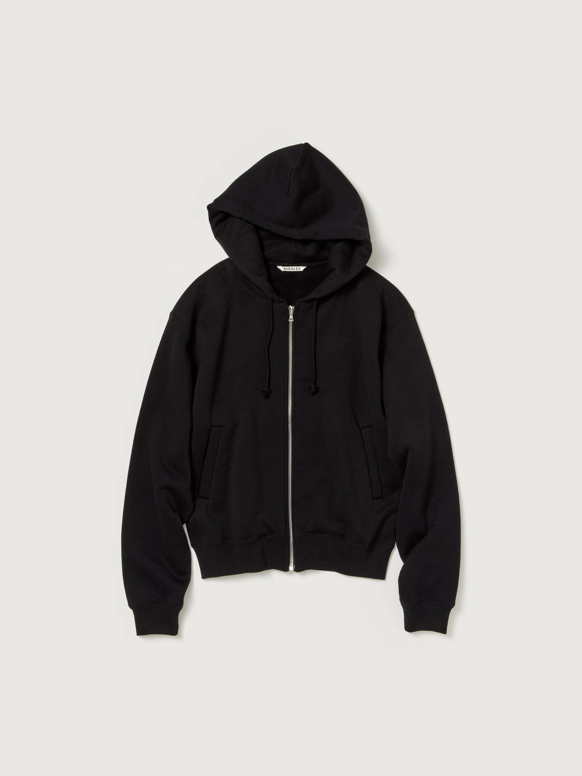 SMOOTH SOFT SWEAT ZIP PARKA 詳細画像 BLACK 3