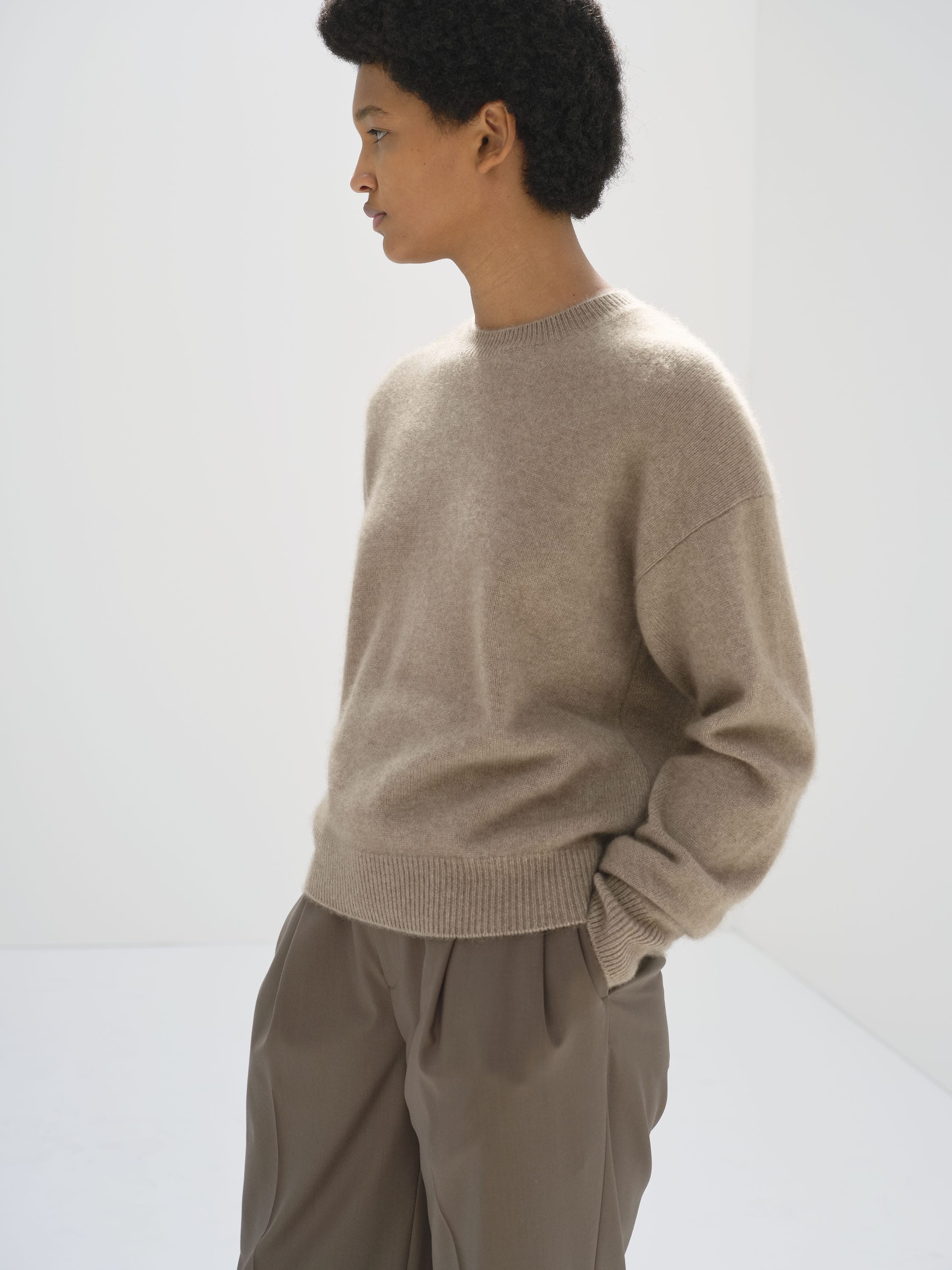 BABY CASHMERE KNIT P/O 詳細画像 NATURAL BROWN 2