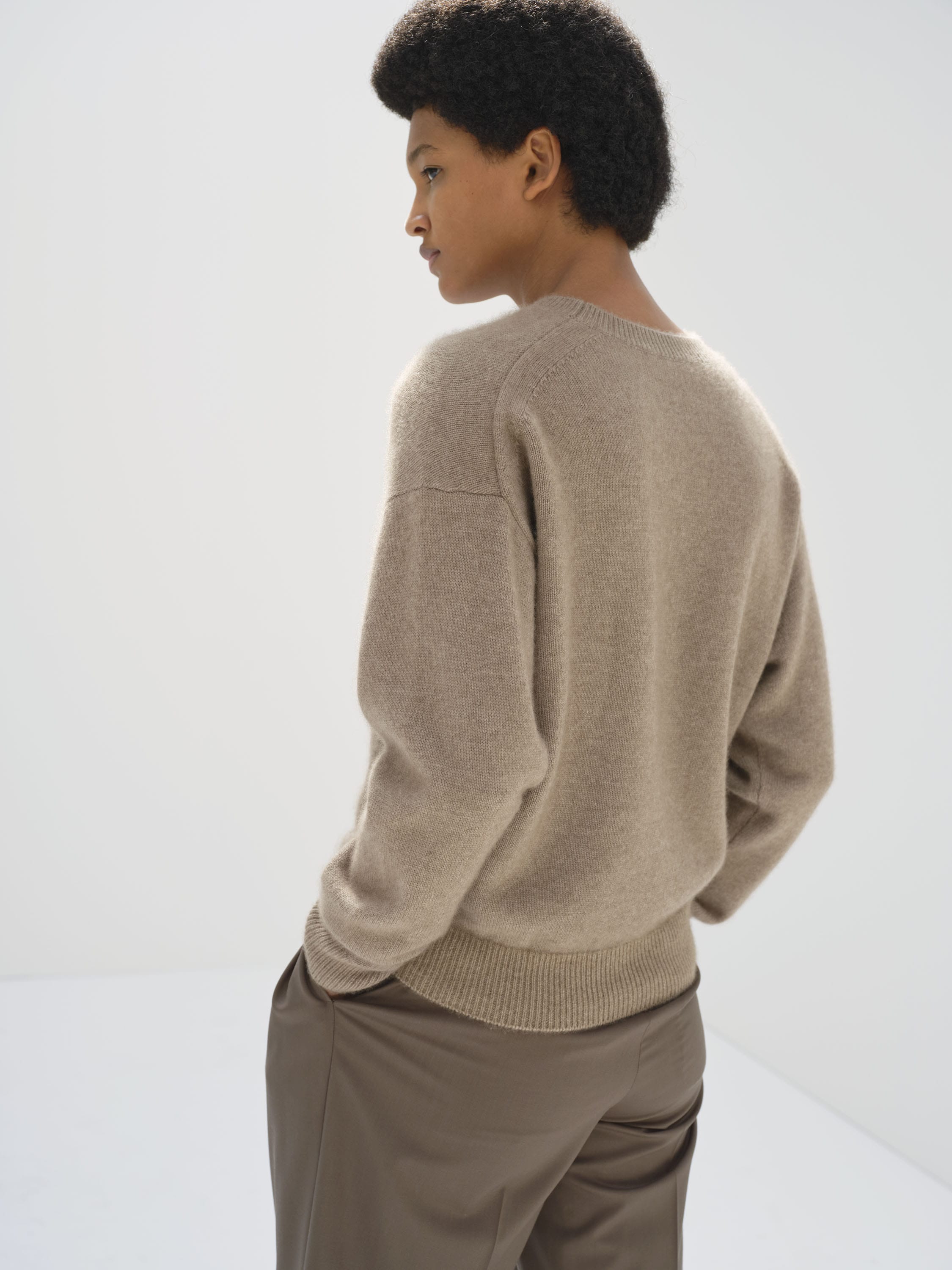 BABY CASHMERE KNIT P/O 詳細画像 NATURAL BROWN 4